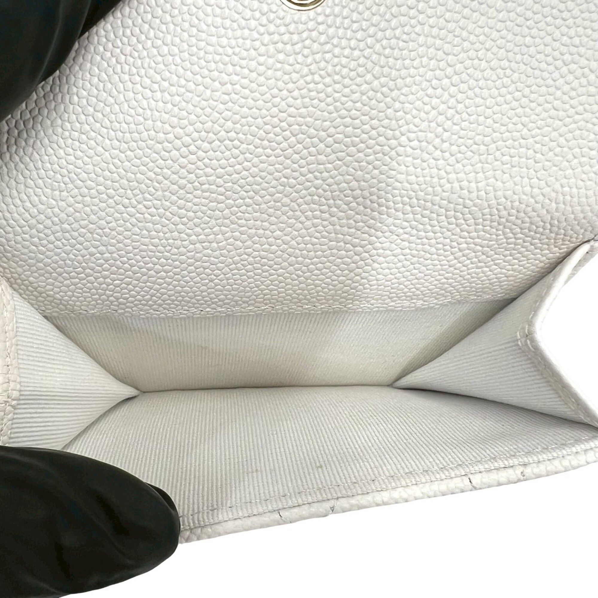 Grained Calfskin Wallet (Tri-Fold) (Pre-Owned) - Chanel - Modalova