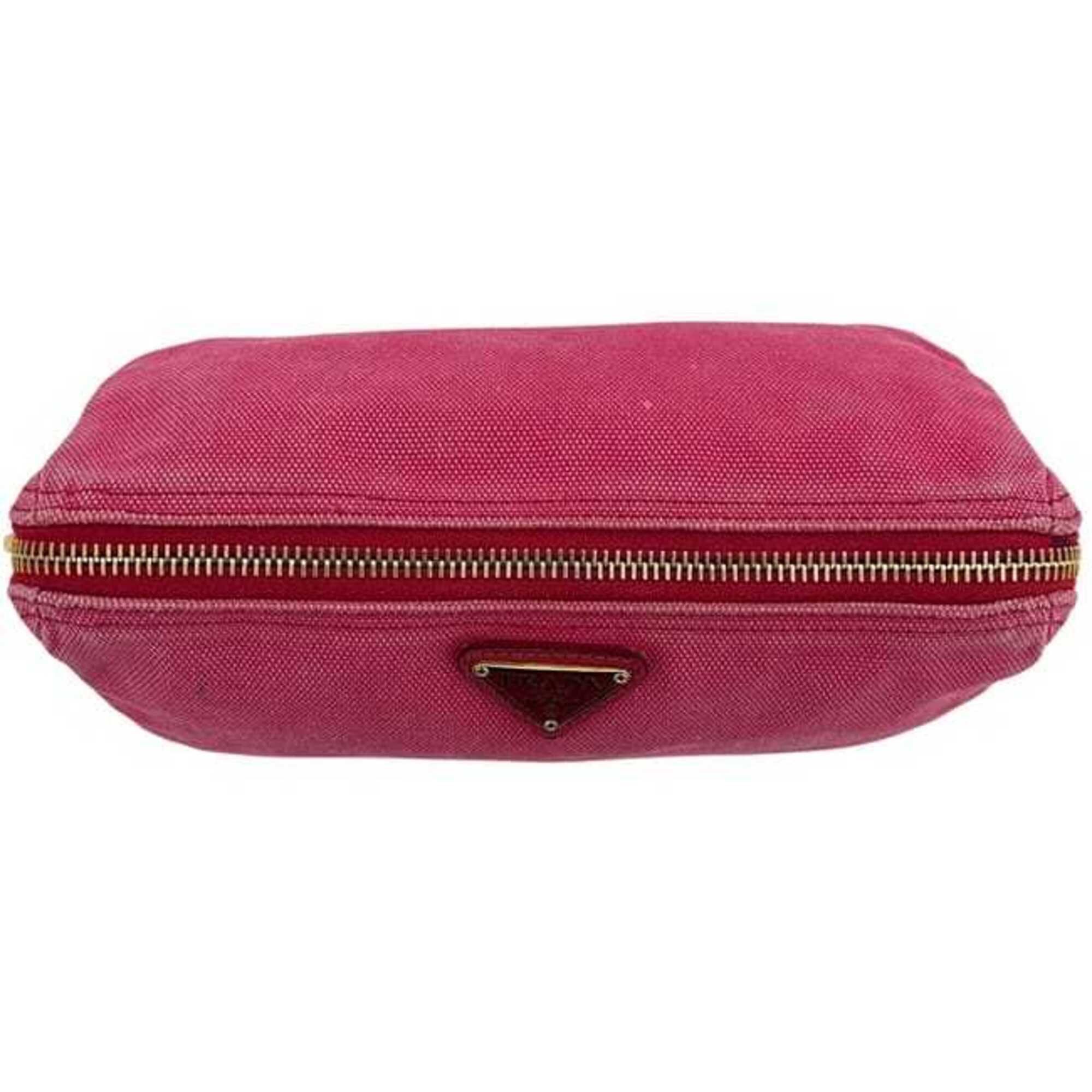 Prada Pink Canvas Pouch (Pre-Owned) - Prada - Modalova