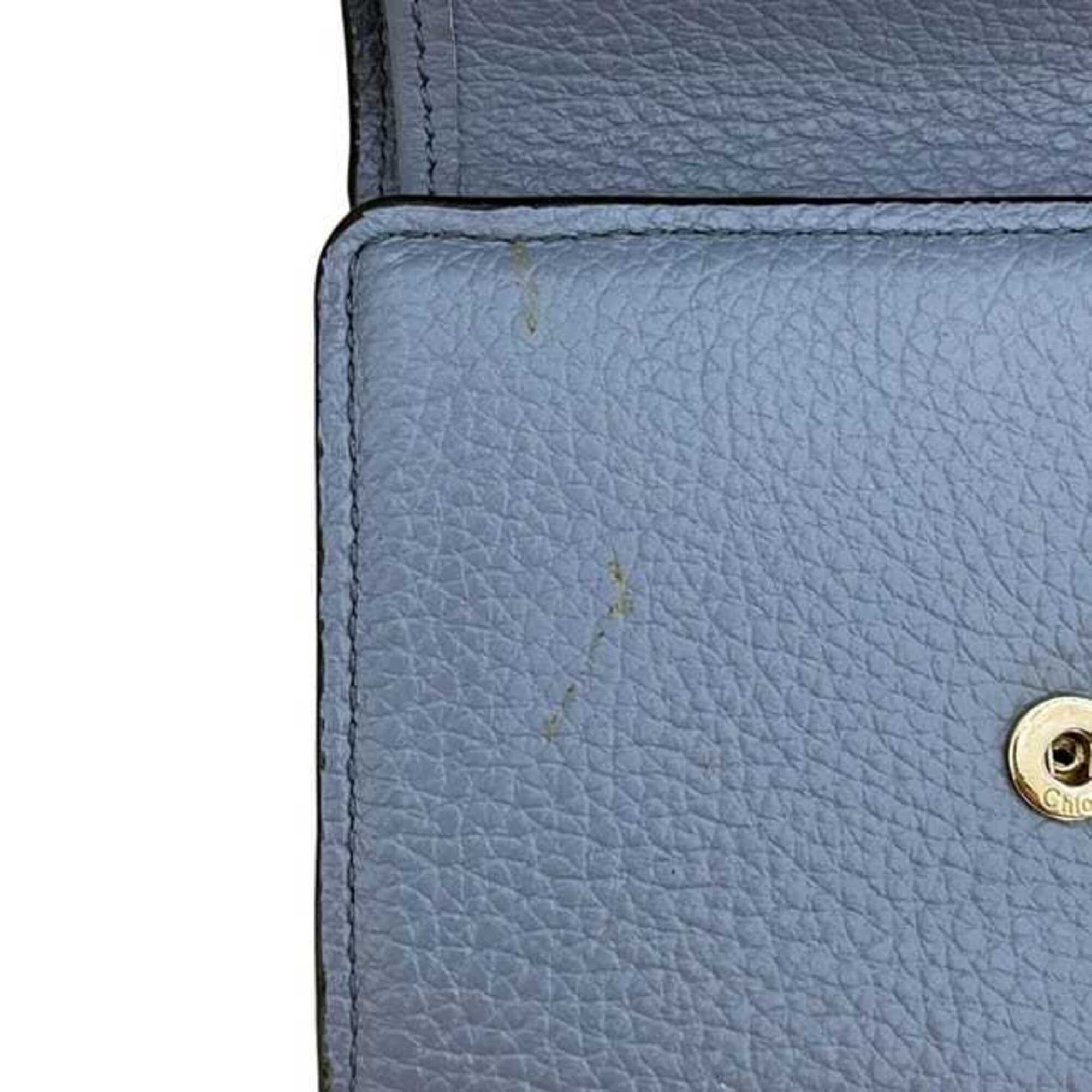 Light Leather Wallet (Tri-Fold) (Pre-Owned) - Chloé - Modalova