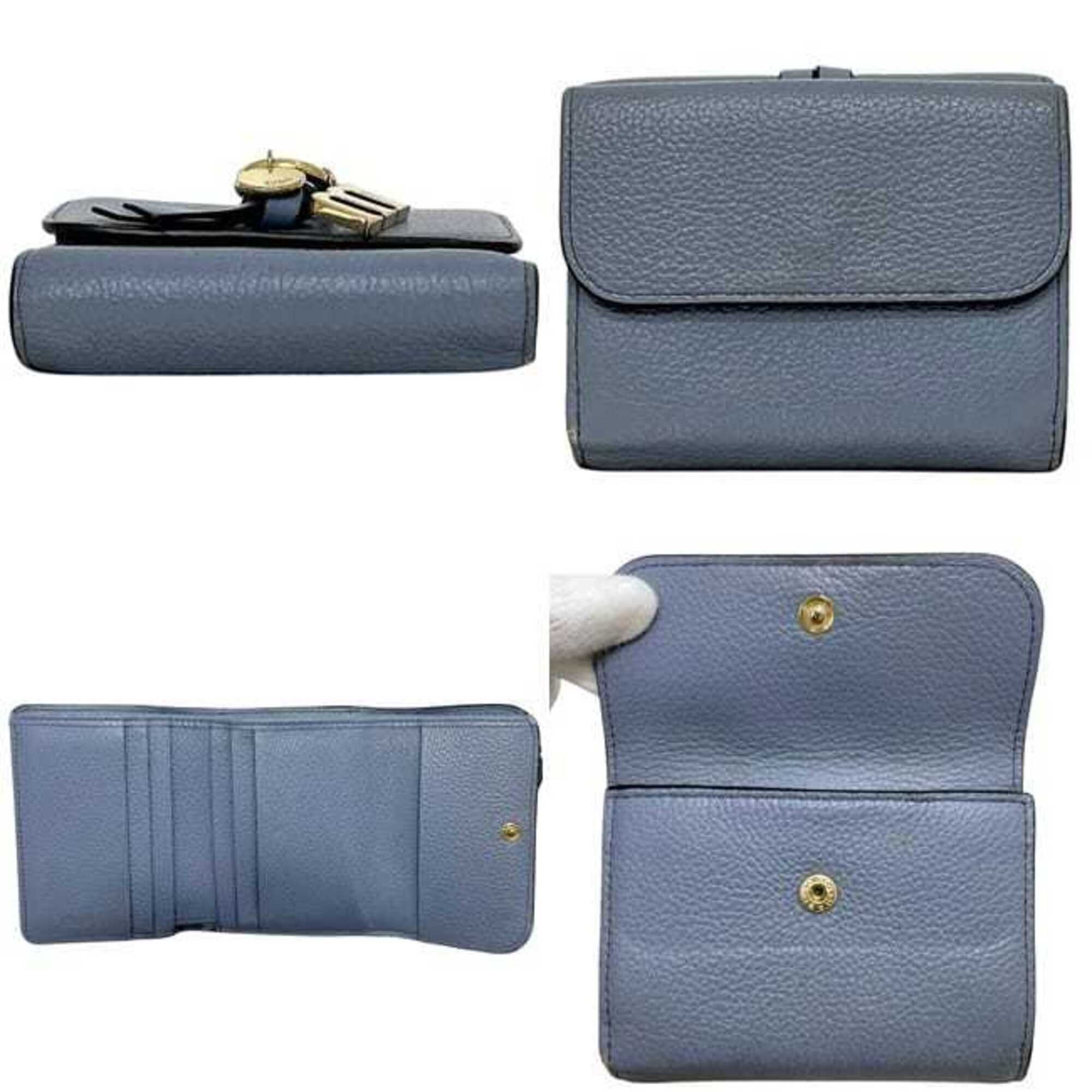 Light Leather Wallet (Tri-Fold) (Pre-Owned) - Chloé - Modalova