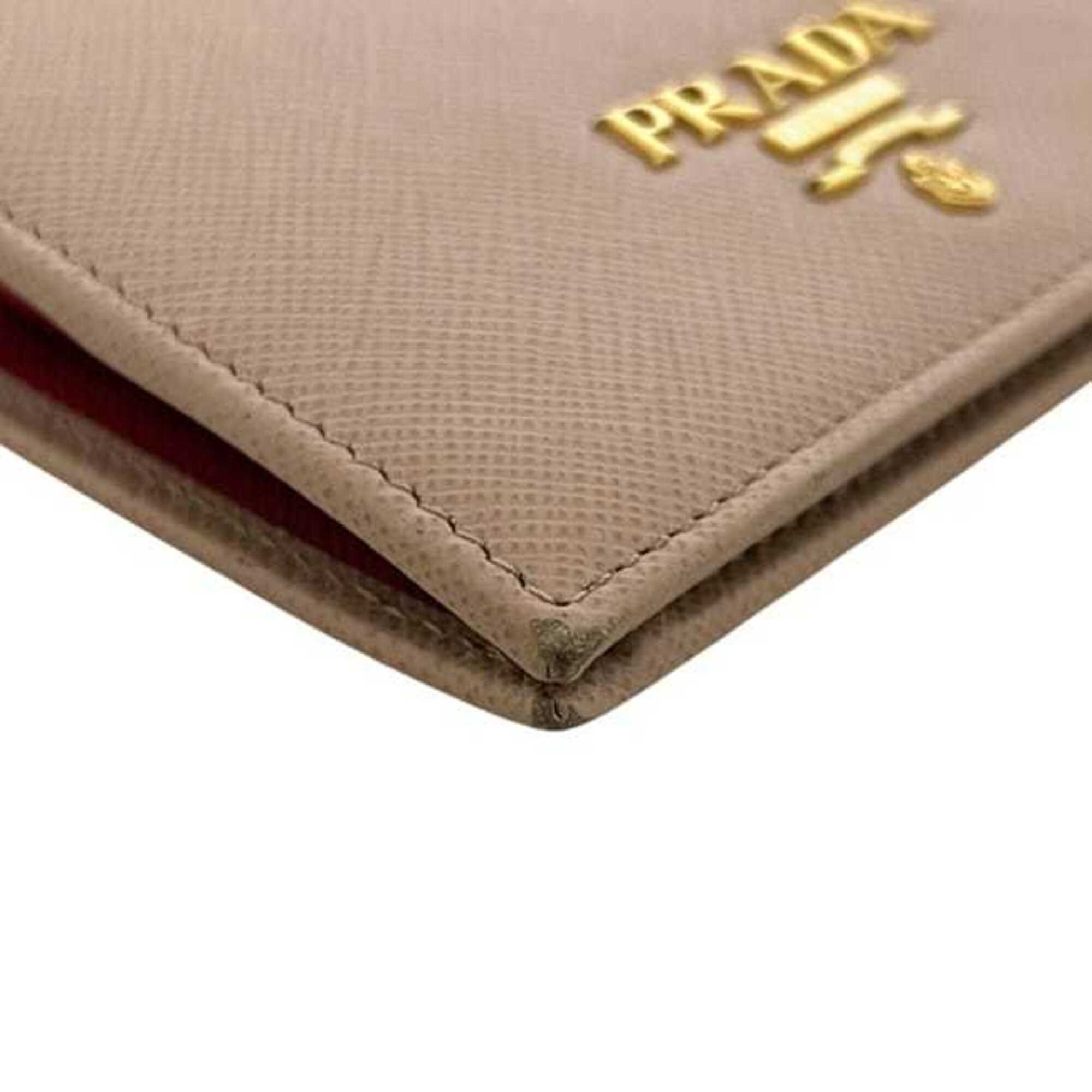 Saffiano Leather Wallet (Bi-Fold) (Pre-Owned) - Prada - Modalova