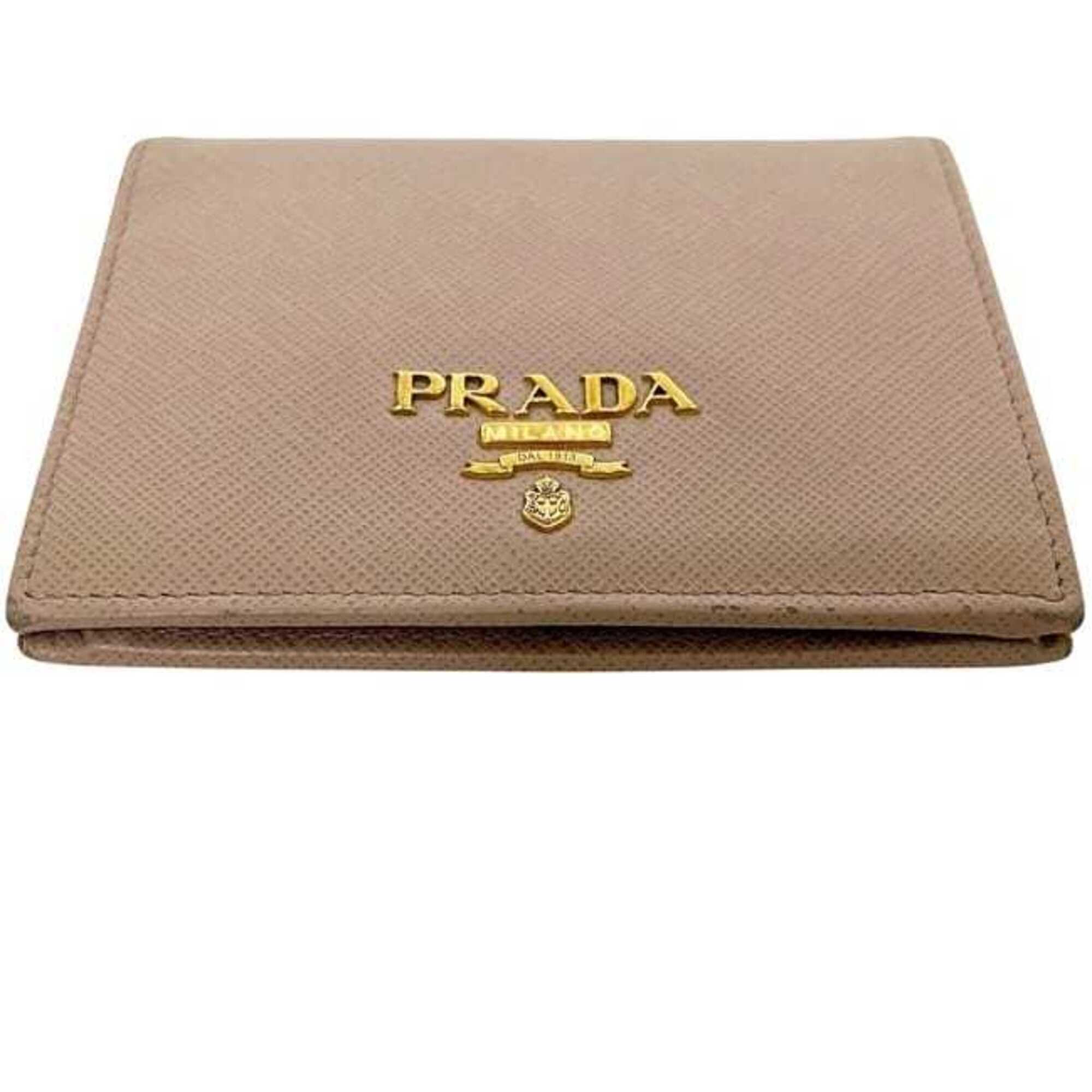 Saffiano Leather Wallet (Bi-Fold) (Pre-Owned) - Prada - Modalova