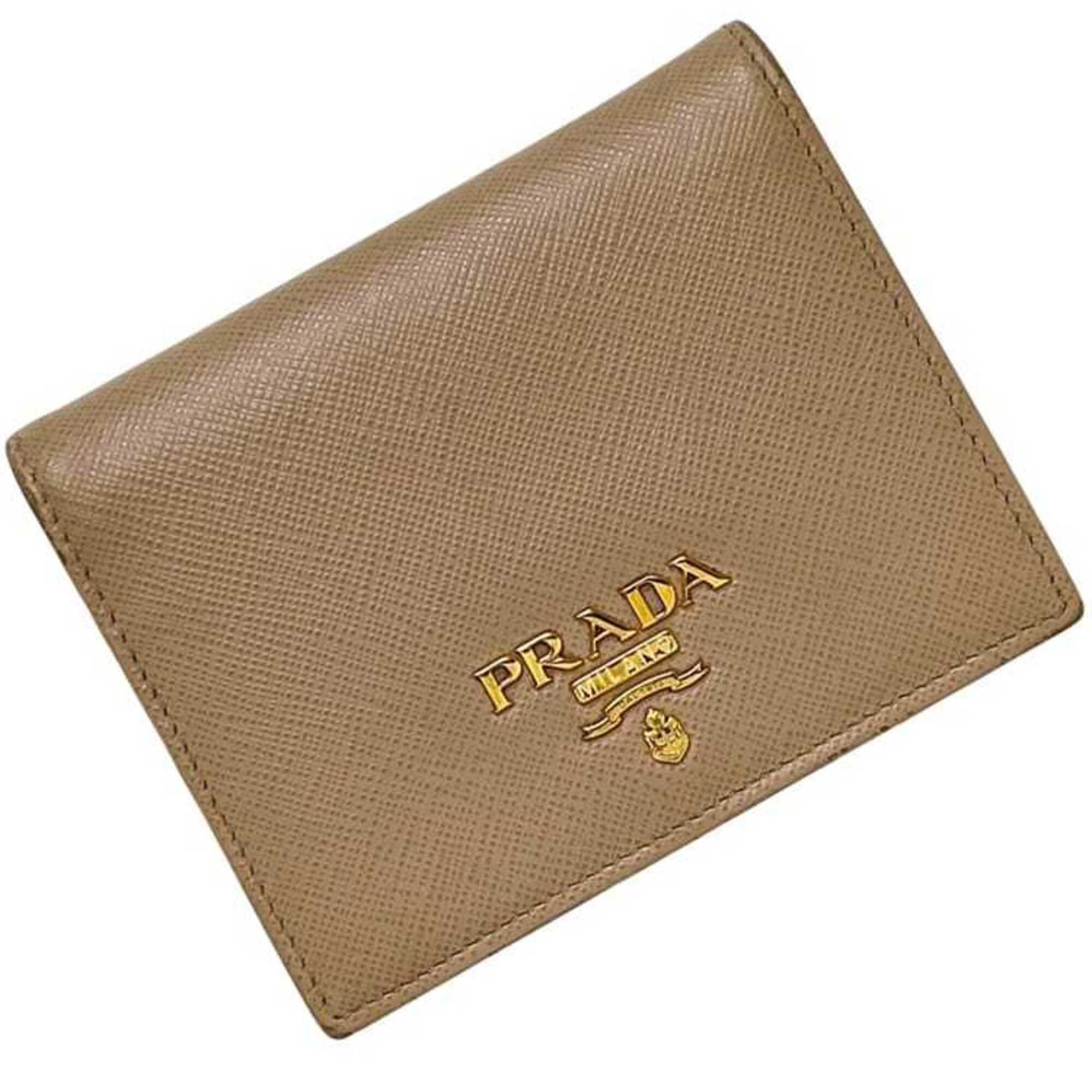 Saffiano Leather Wallet (Bi-Fold) (Pre-Owned) - Prada - Modalova