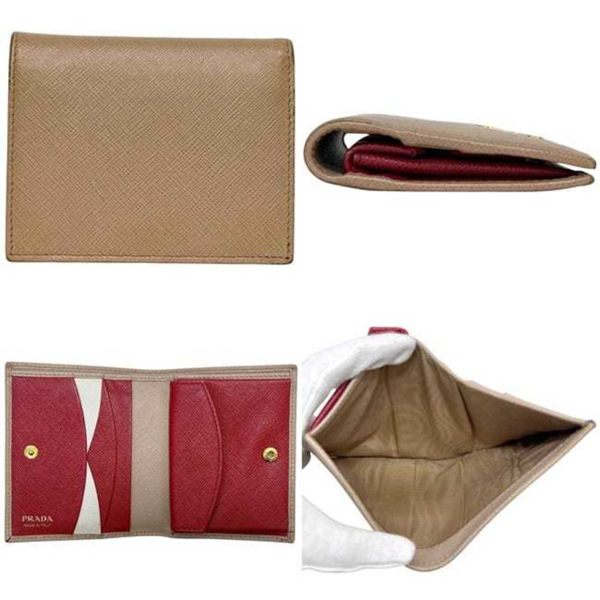 Saffiano Leather Wallet (Bi-Fold) (Pre-Owned) - Prada - Modalova