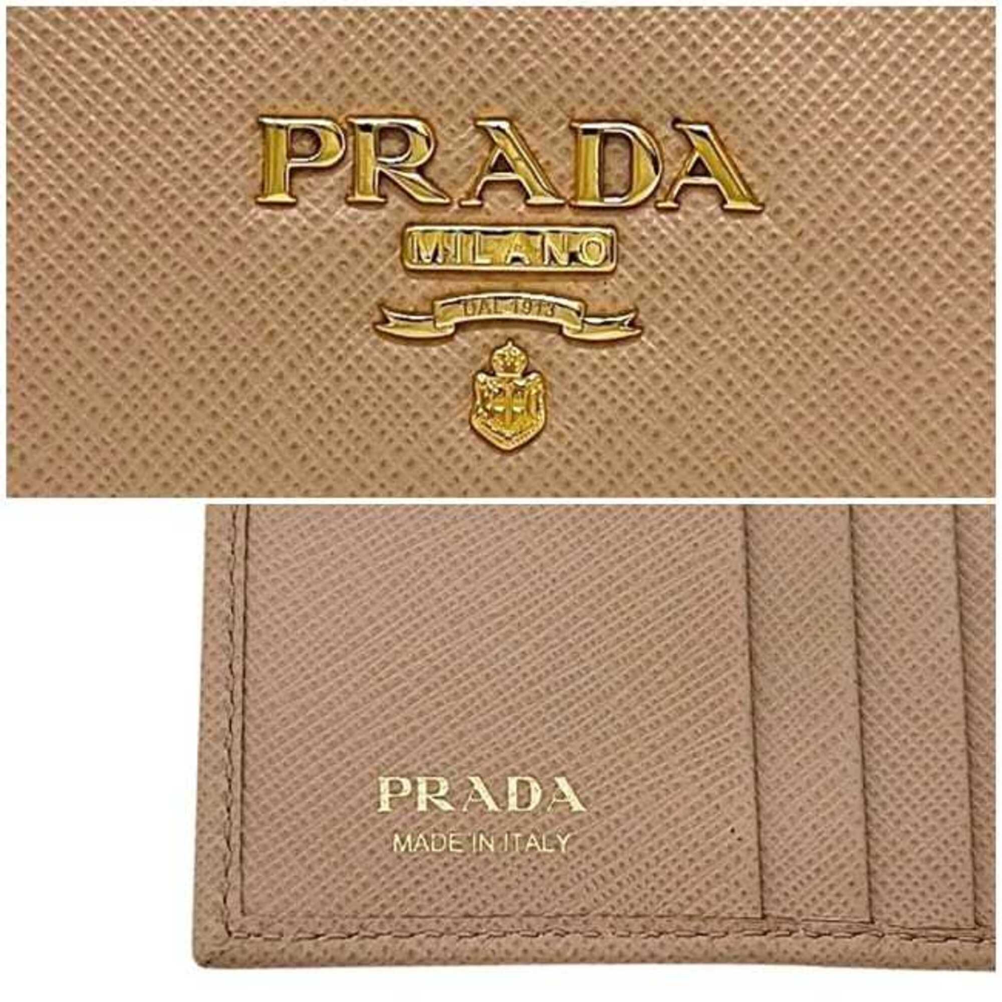 Saffiano Leather Wallet (Bi-Fold) (Pre-Owned) - Prada - Modalova