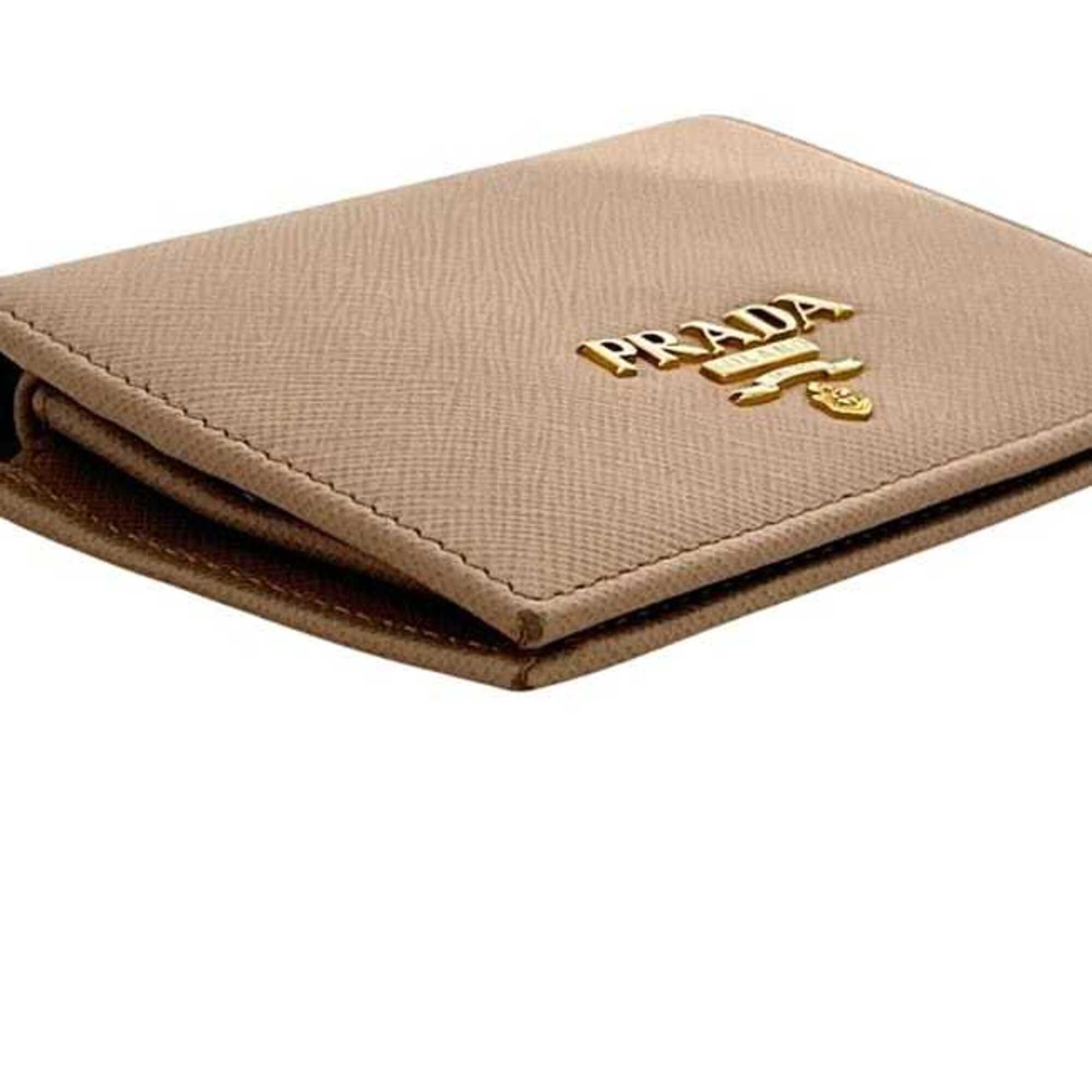 Saffiano Leather Wallet (Bi-Fold) (Pre-Owned) - Prada - Modalova
