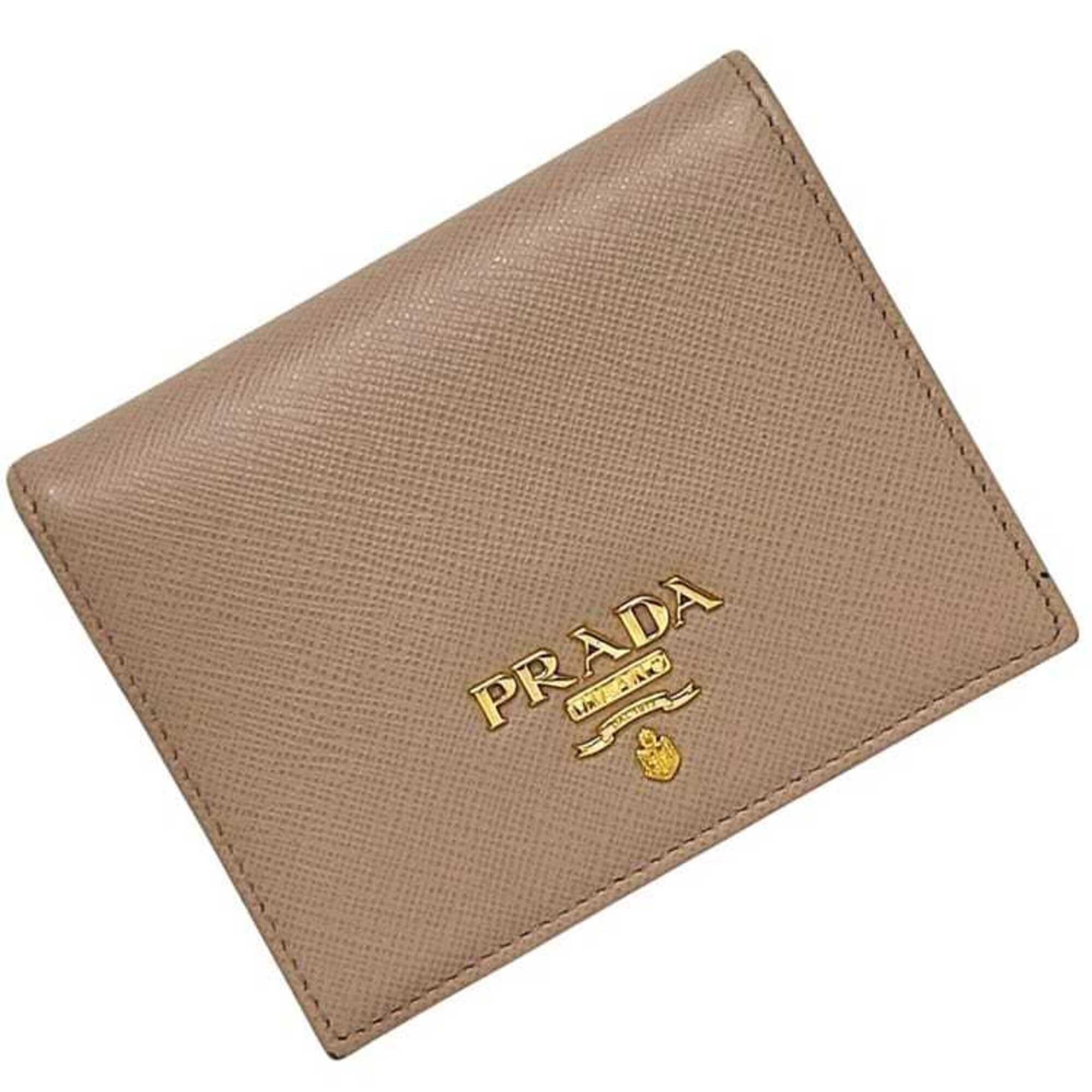 Saffiano Leather Wallet (Bi-Fold) (Pre-Owned) - Prada - Modalova