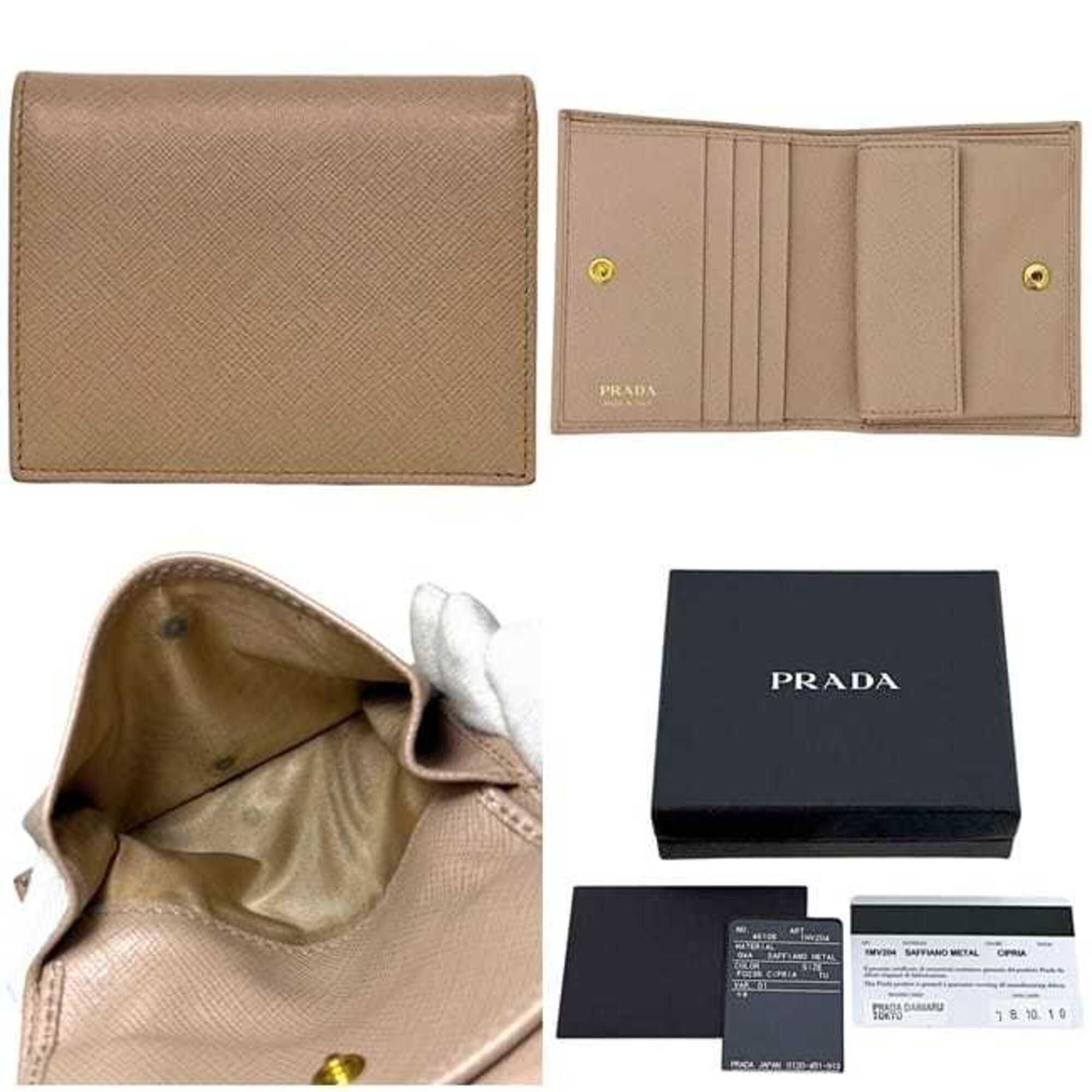 Saffiano Leather Wallet (Bi-Fold) (Pre-Owned) - Prada - Modalova