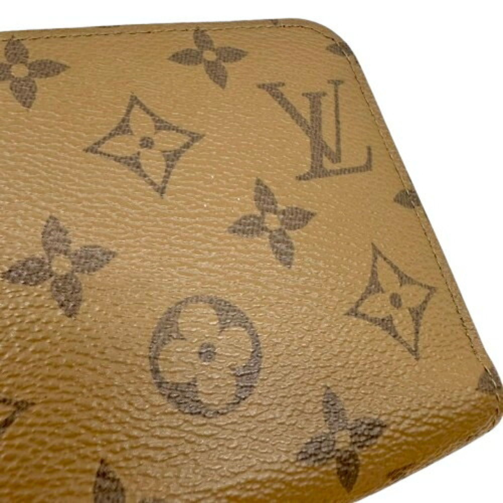 Monogram Reverse Leather Long Wallet (Bi-Fold) (Pre-Owned) - Louis Vuitton - Modalova