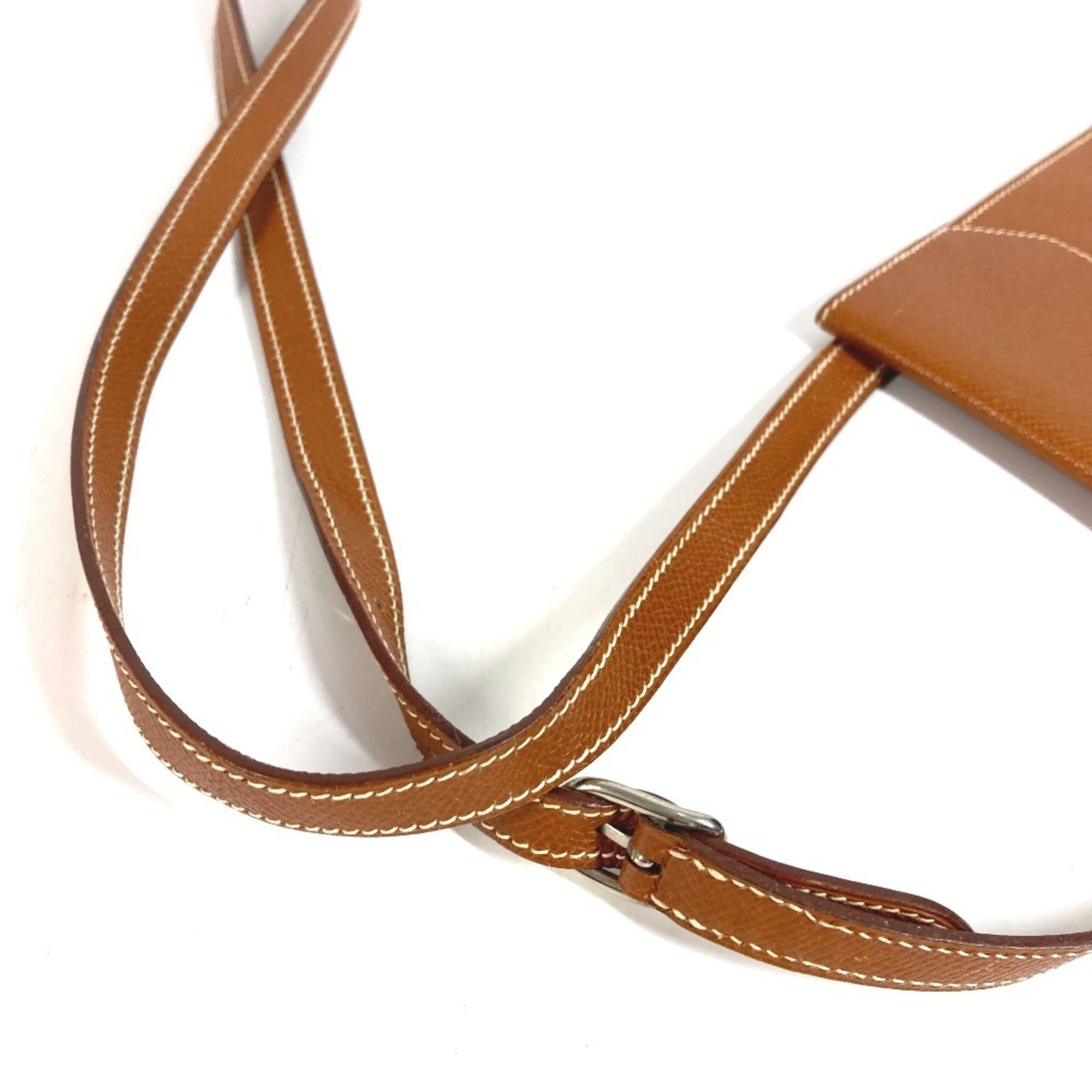 Leather Pochette Shoulder Bag (Pre-Owned) - Hermes - Modalova