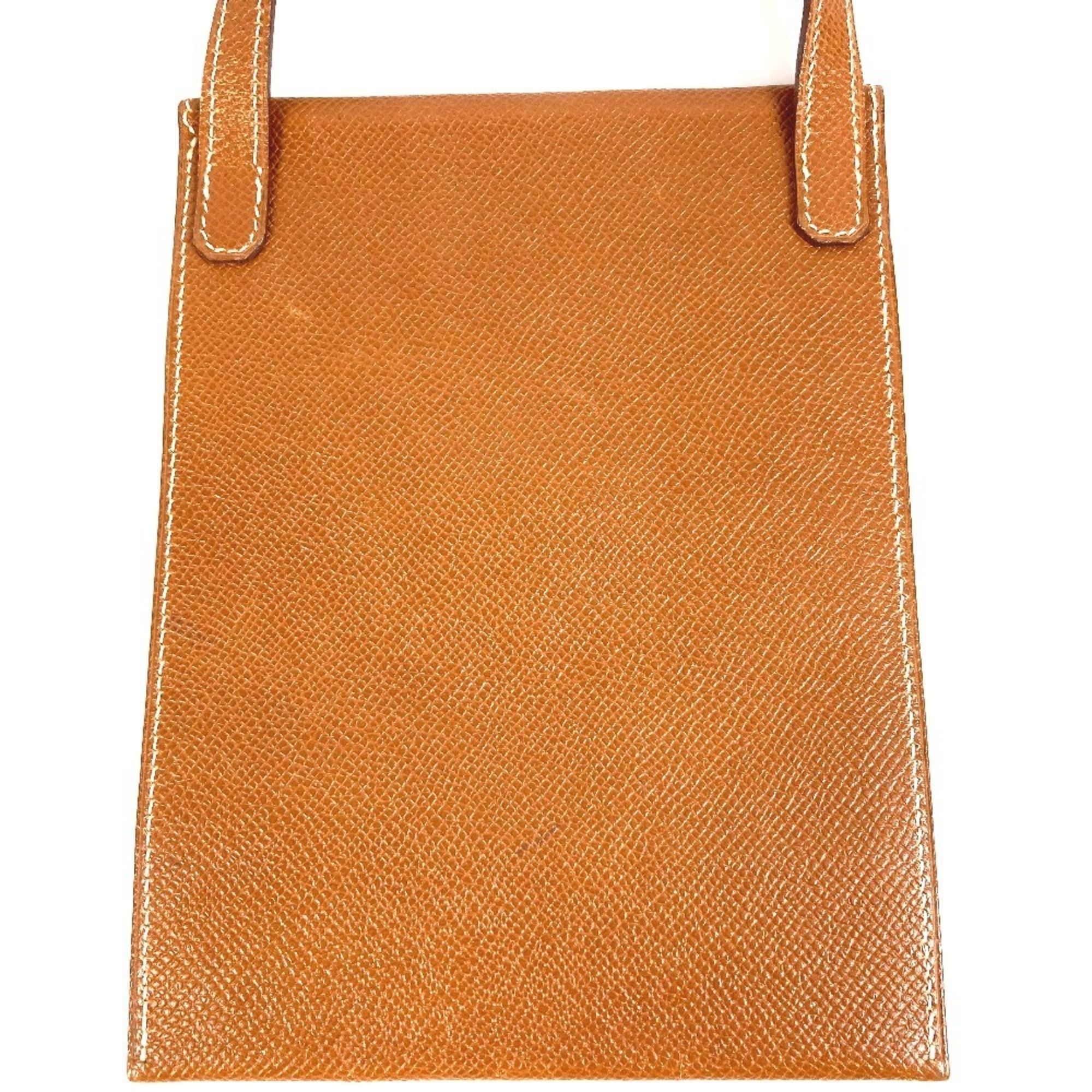 Leather Pochette Shoulder Bag (Pre-Owned) - Hermes - Modalova