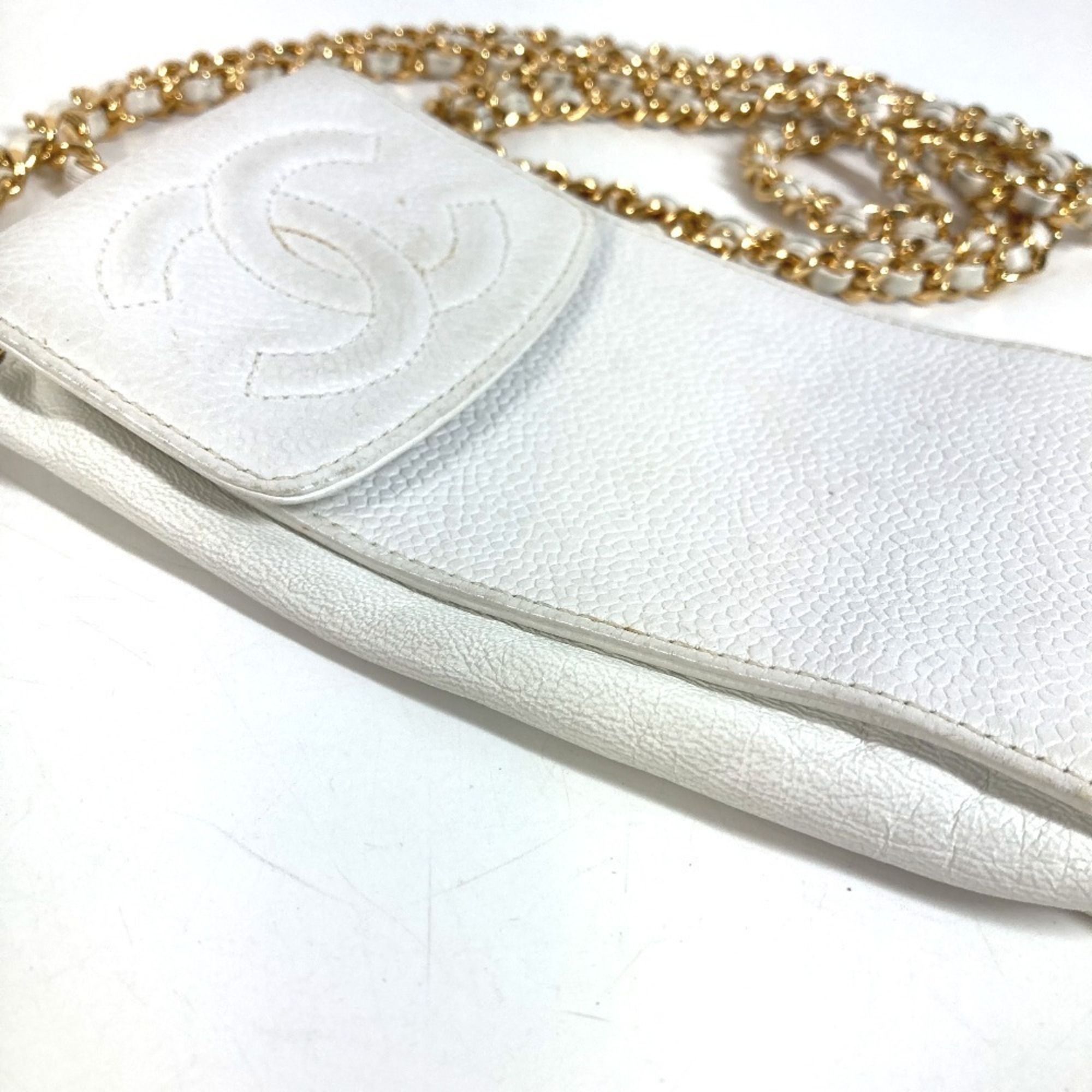 Grained Calfskin Phone Wallet (Pre-Owned) - Chanel - Modalova