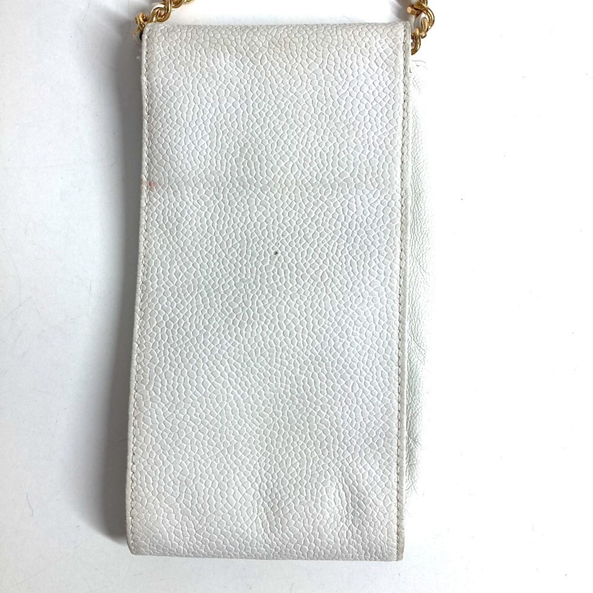 Grained Calfskin Phone Wallet (Pre-Owned) - Chanel - Modalova