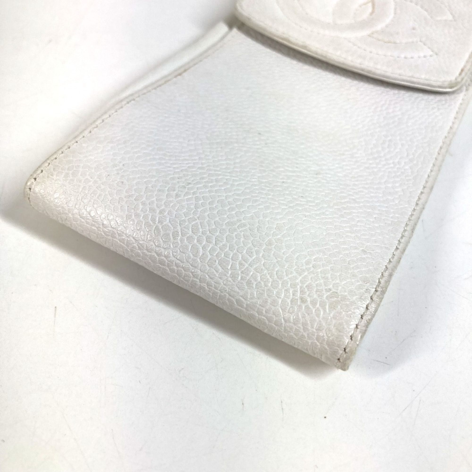 Grained Calfskin Phone Wallet (Pre-Owned) - Chanel - Modalova
