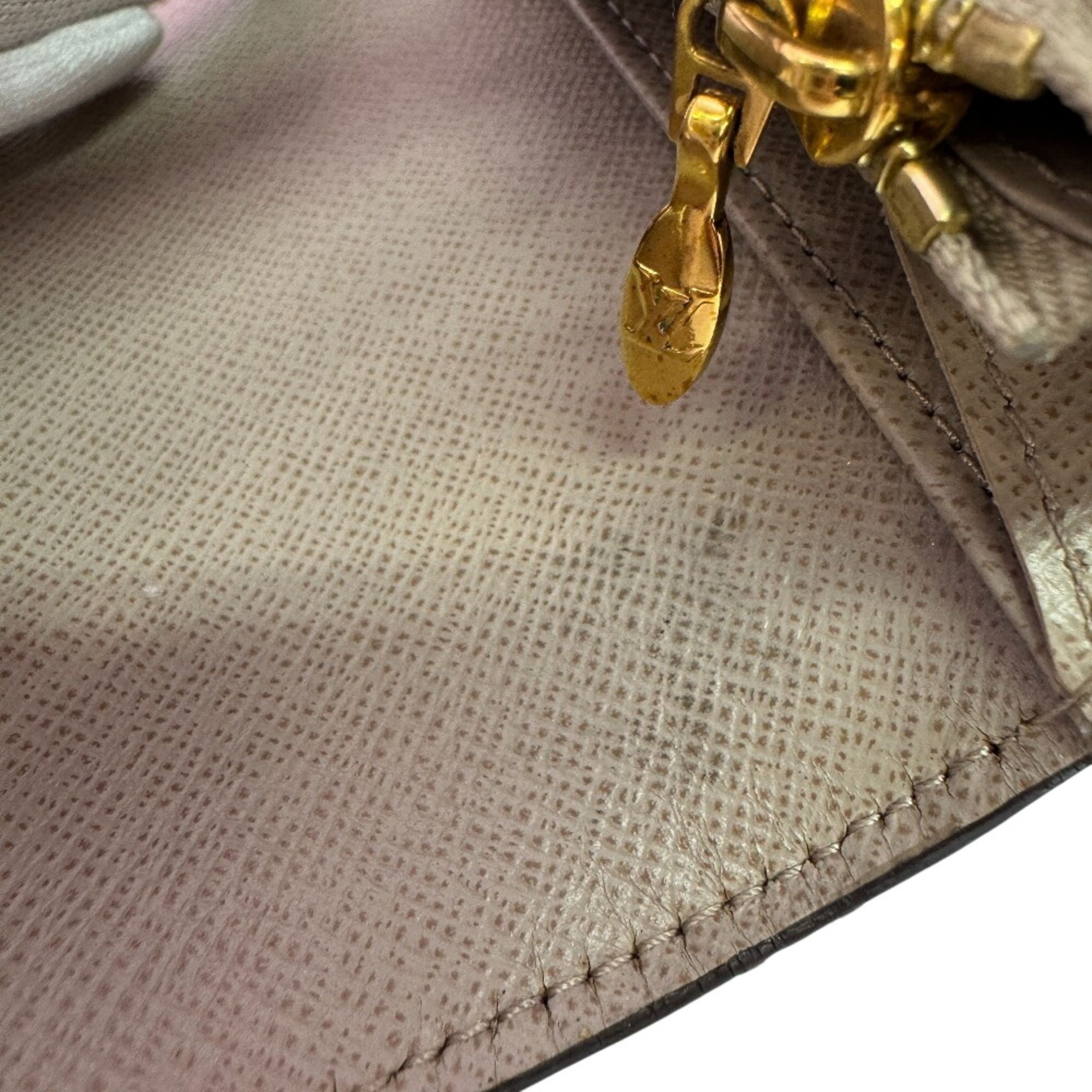 Leather Long Wallet (Tri-Fold) (Pre-Owned) - Louis Vuitton - Modalova