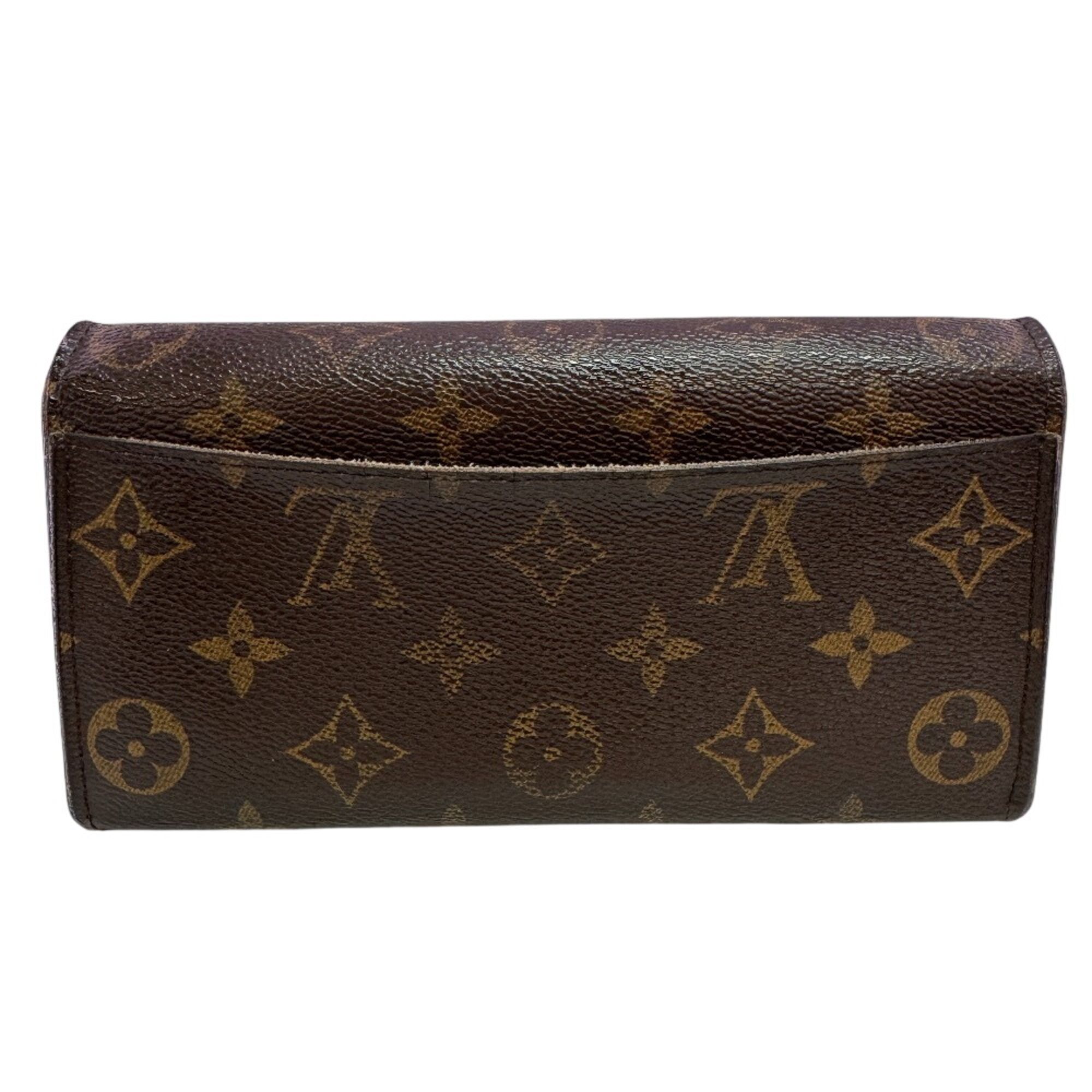 Monogram Leather Long Wallet (Bi-Fold) (Pre-Owned) - Louis Vuitton - Modalova