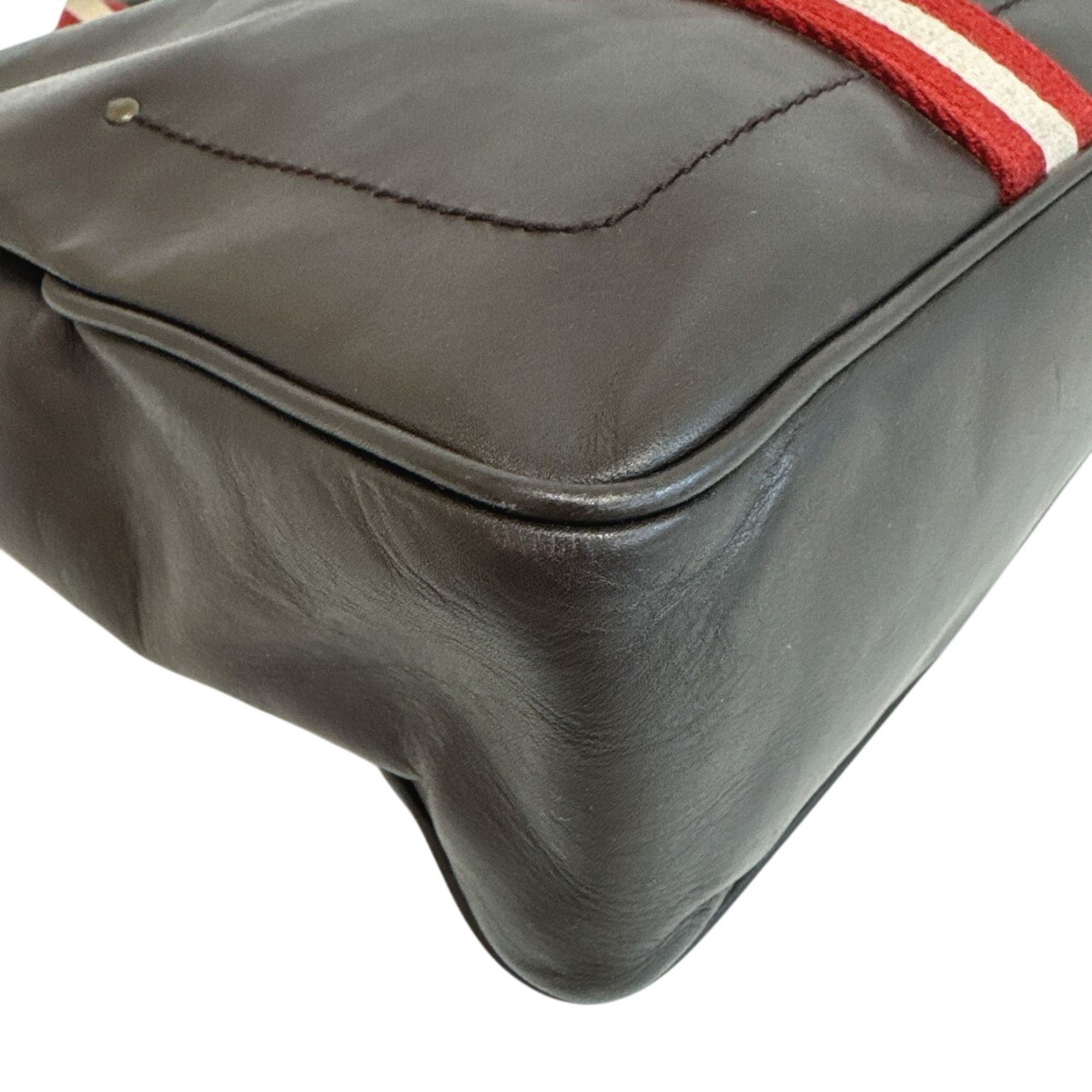 Leather Briefcase Handbag (Pre-Owned) - Bally - Modalova