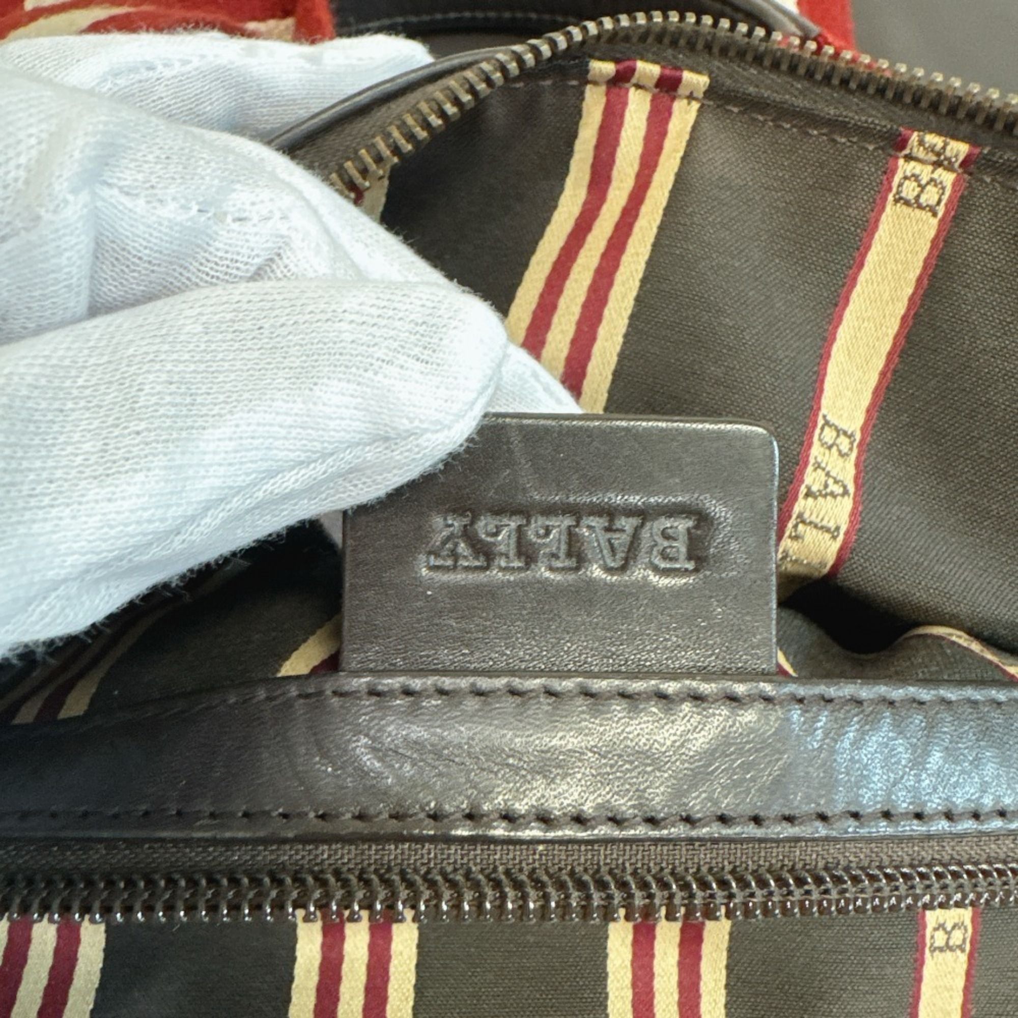 Leather Briefcase Handbag (Pre-Owned) - Bally - Modalova