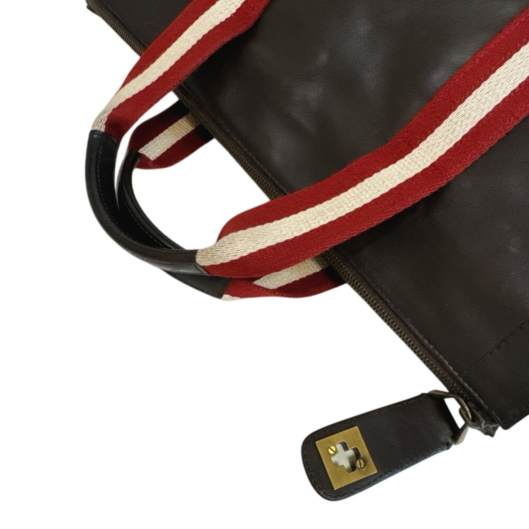 Leather Briefcase Handbag (Pre-Owned) - Bally - Modalova