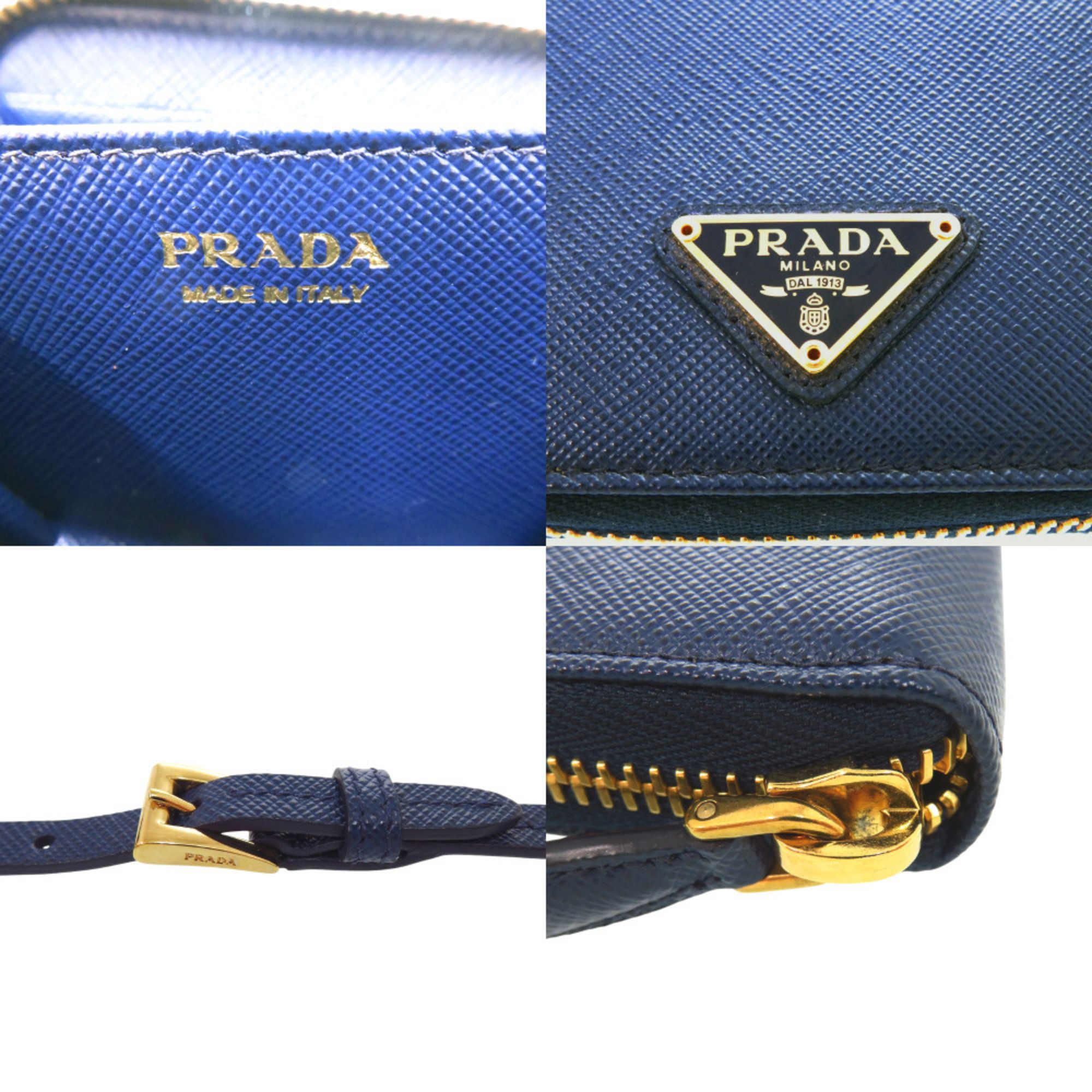 Leather Chain/Shoulder Wallet (Pre-Owned) - Prada - Modalova