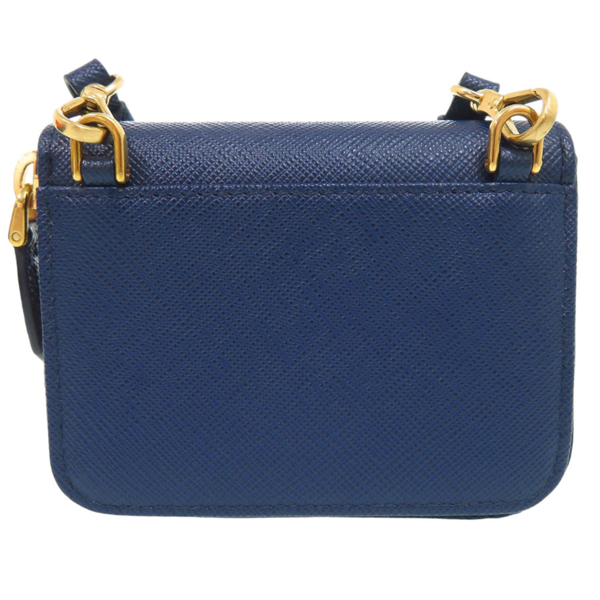 Leather Chain/Shoulder Wallet (Pre-Owned) - Prada - Modalova