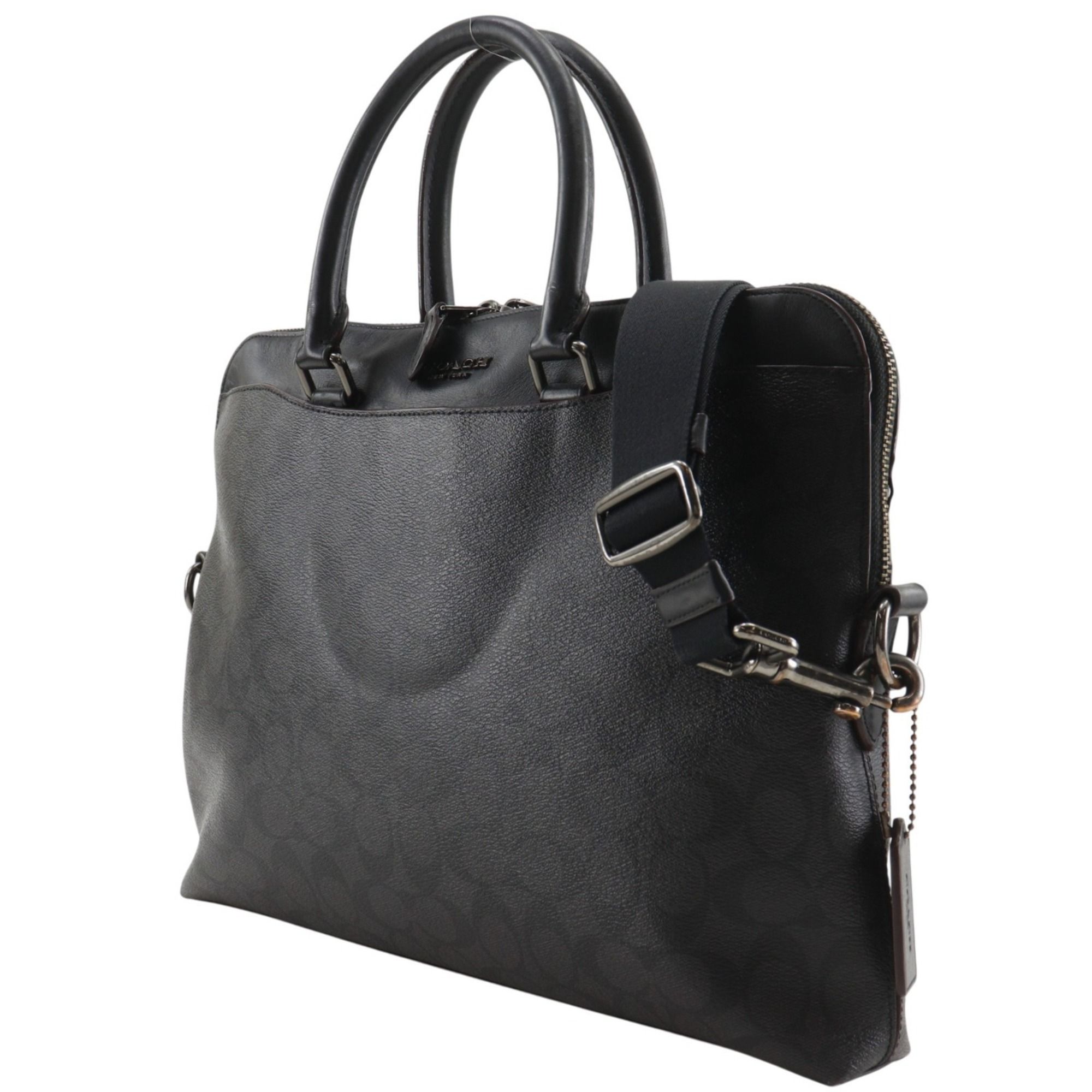 Pvc Leather Briefcase (Pre-Owned) - Coach - Modalova