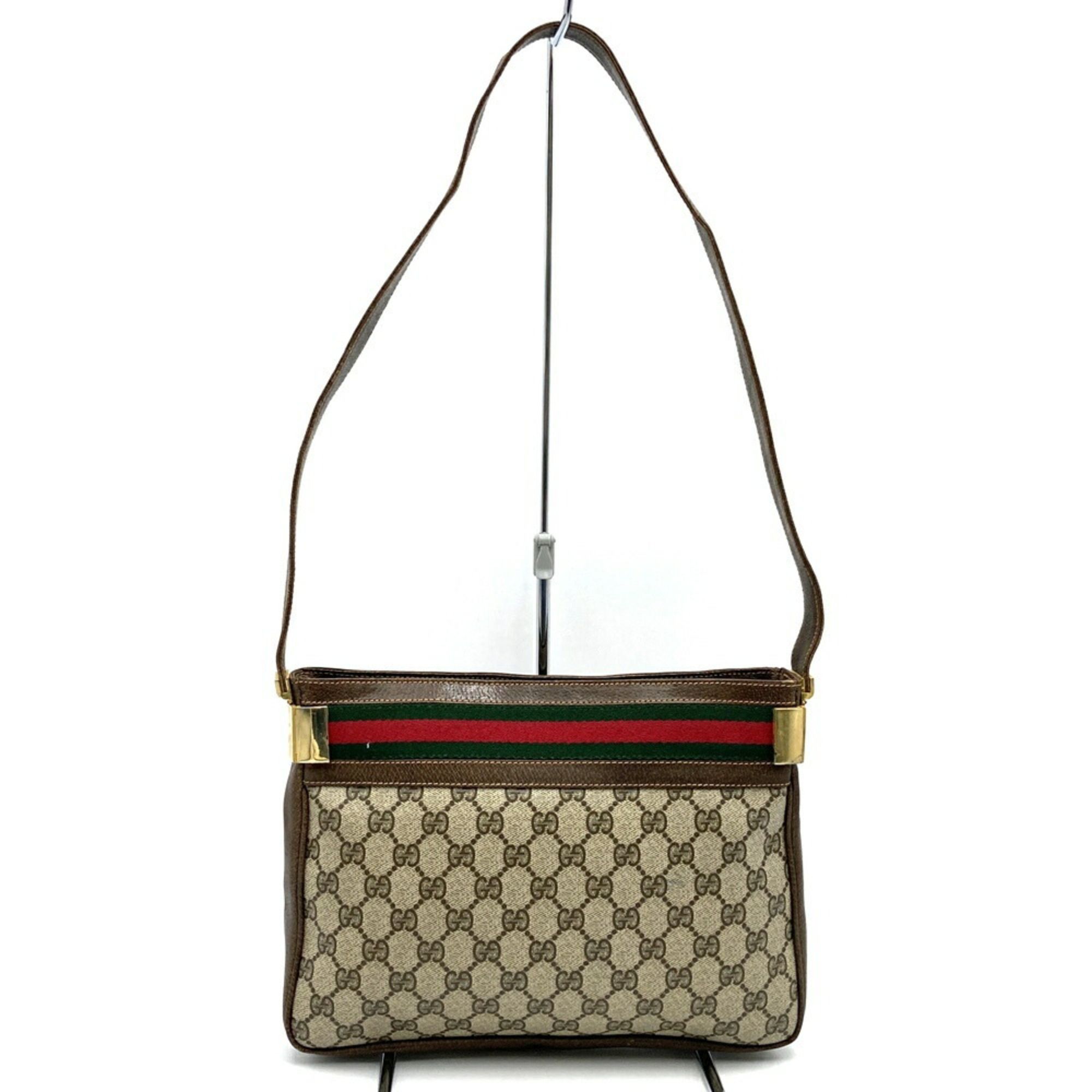 Gg Supreme Pvc Shoulder Bag (Pre-Owned) - Gucci - Modalova