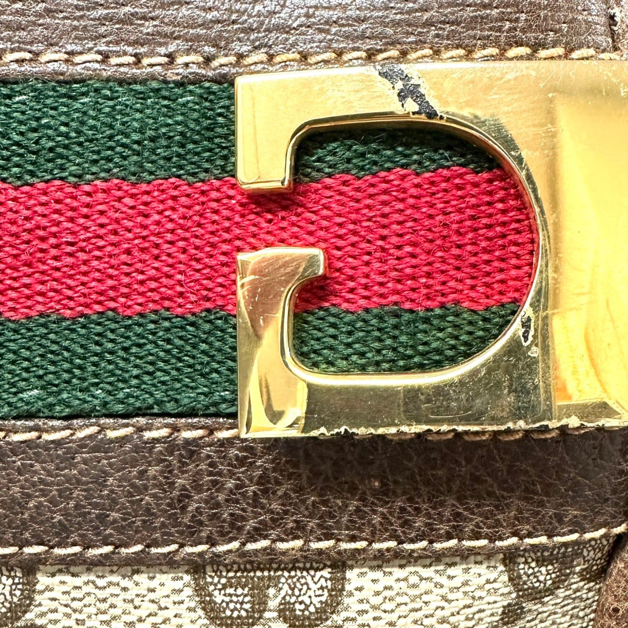 Gg Supreme Pvc Shoulder Bag (Pre-Owned) - Gucci - Modalova