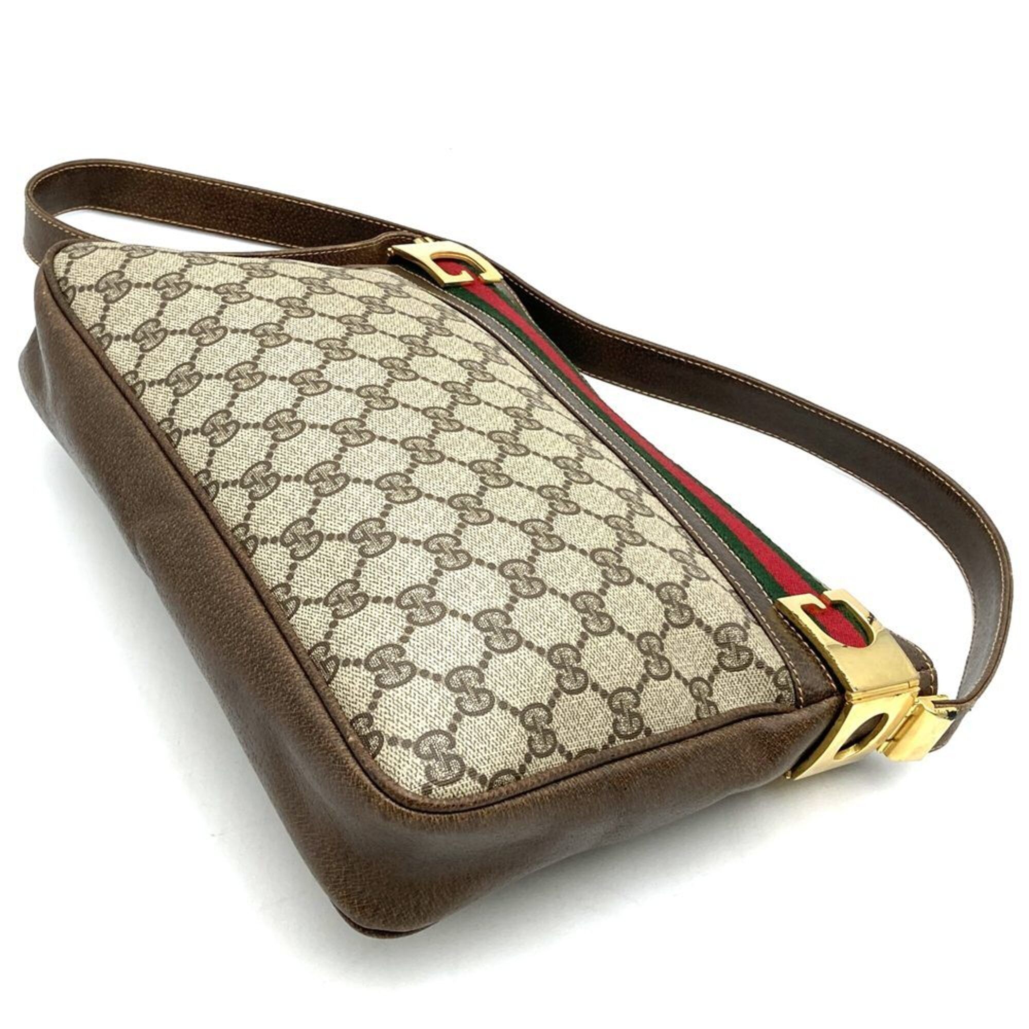 Gg Supreme Pvc Shoulder Bag (Pre-Owned) - Gucci - Modalova