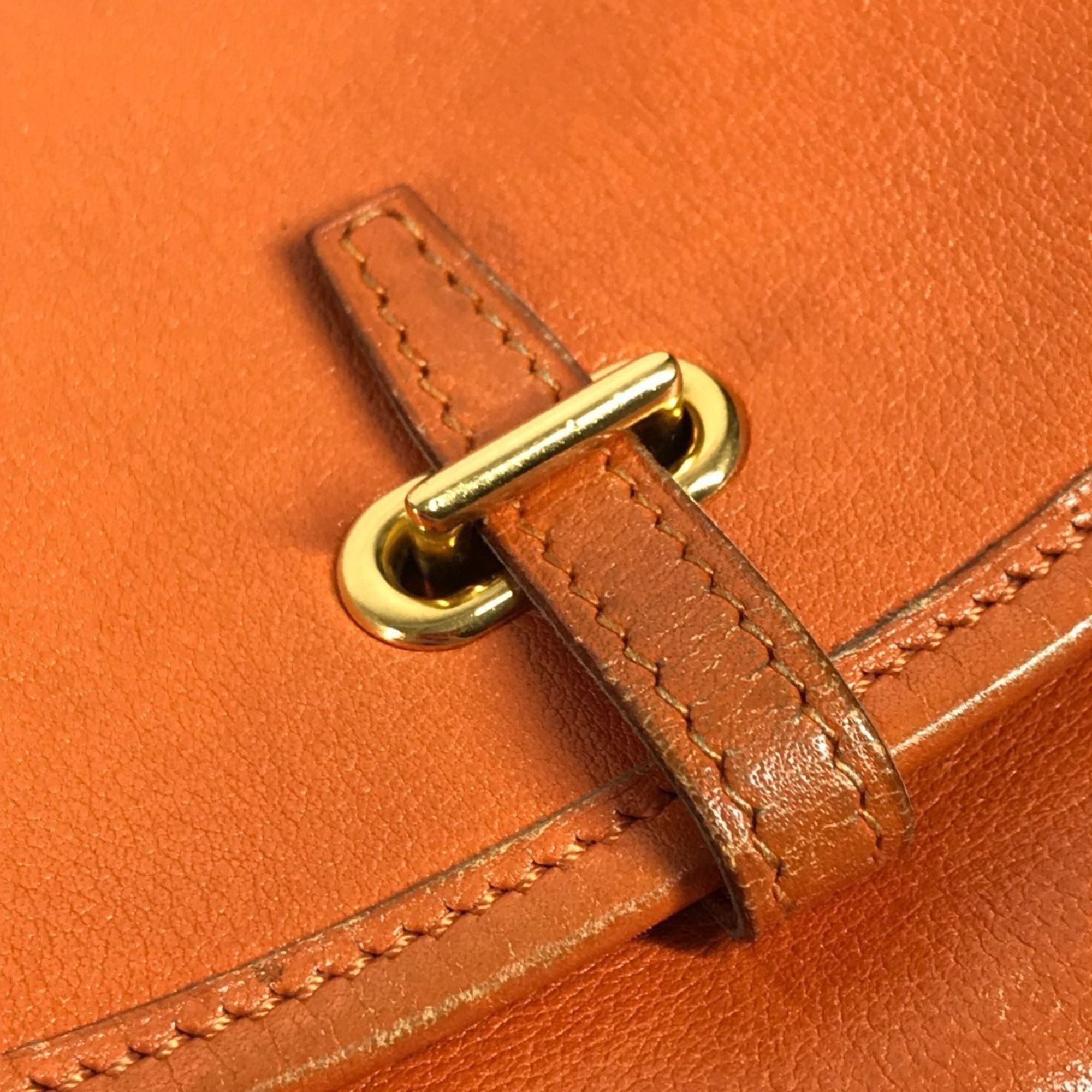 Leather Pochette Shoulder Bag (Pre-Owned) - Hermes - Modalova