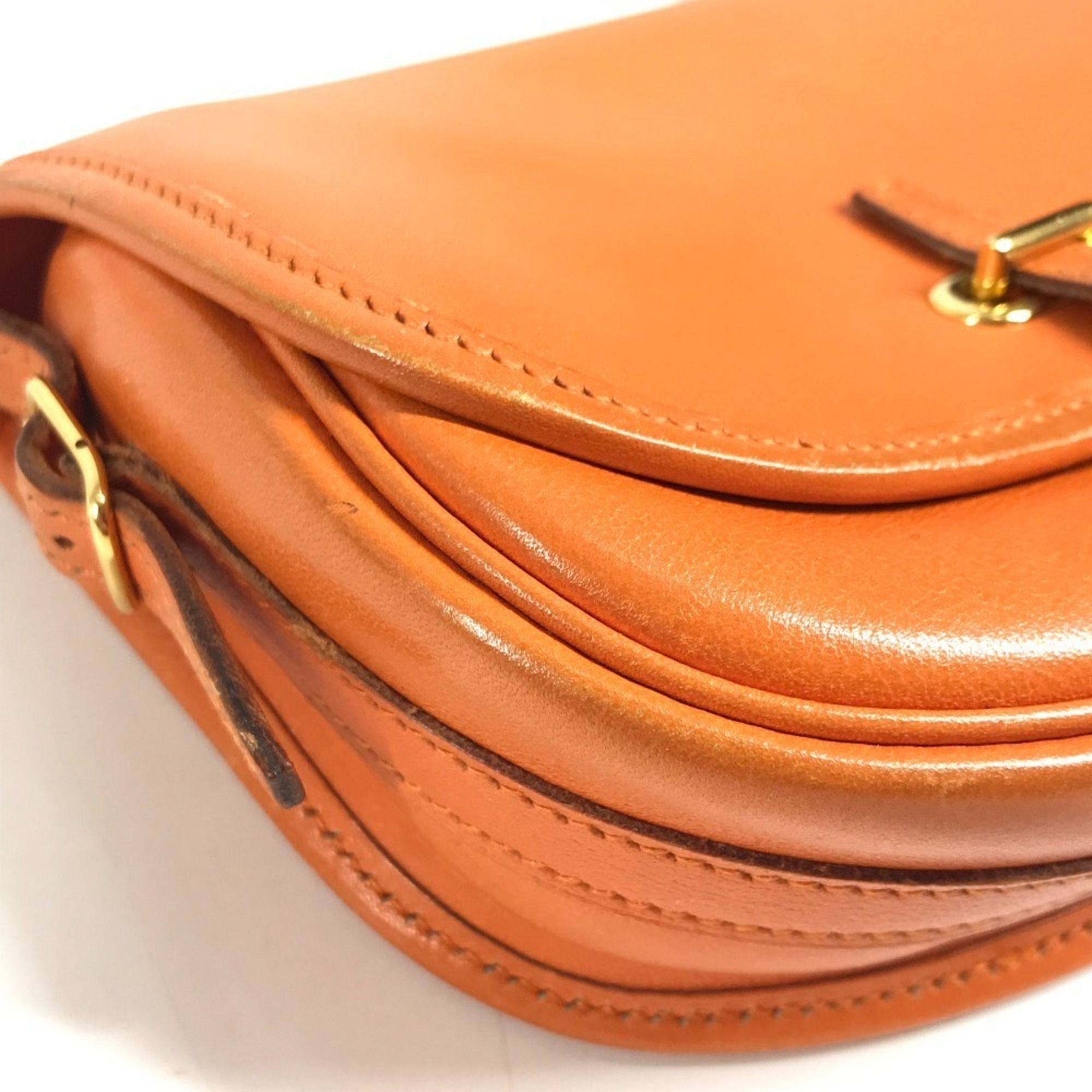 Leather Pochette Shoulder Bag (Pre-Owned) - Hermes - Modalova