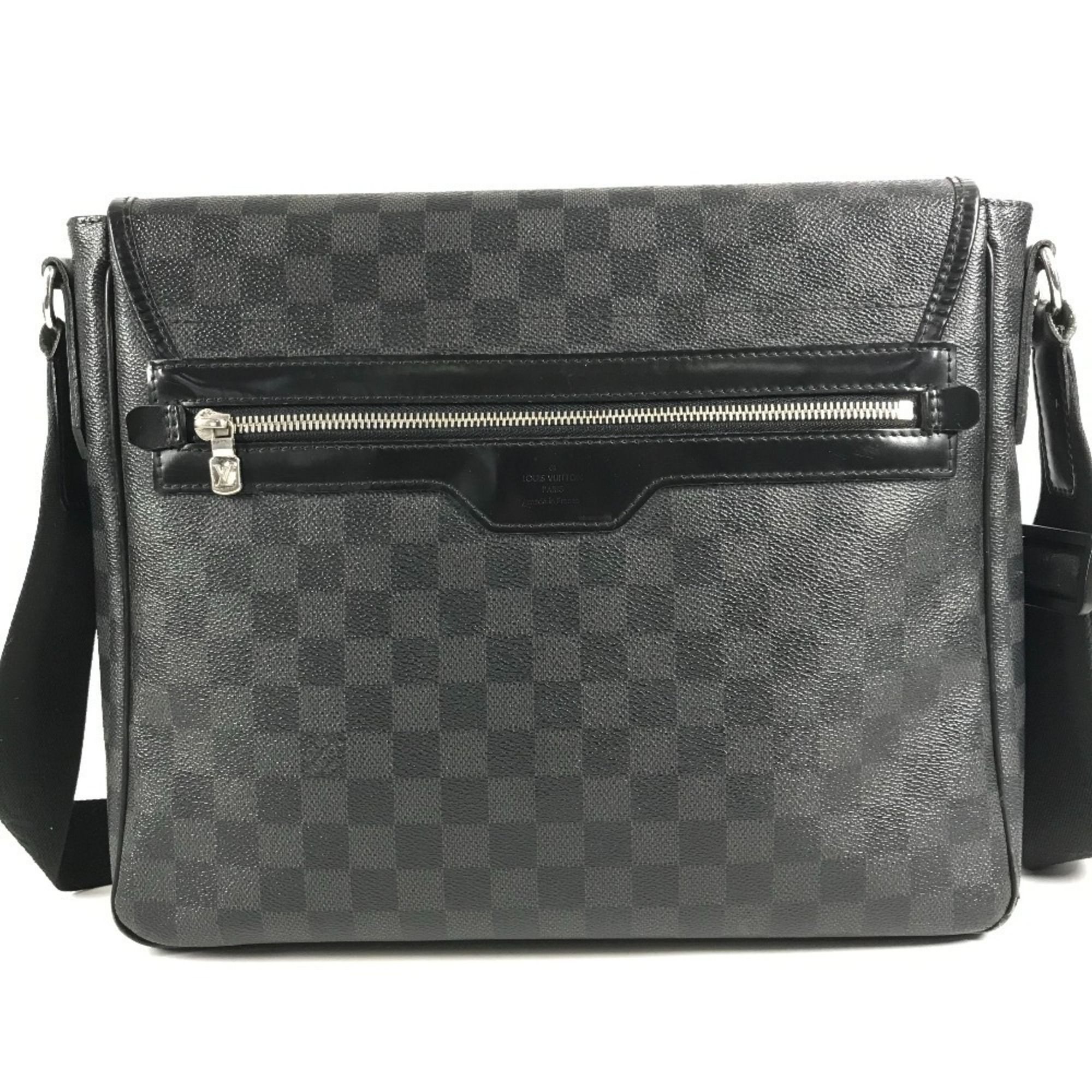 Damier Graphite Messenger Bag Shoulder Bag (Pre-Owned) - Louis Vuitton - Modalova