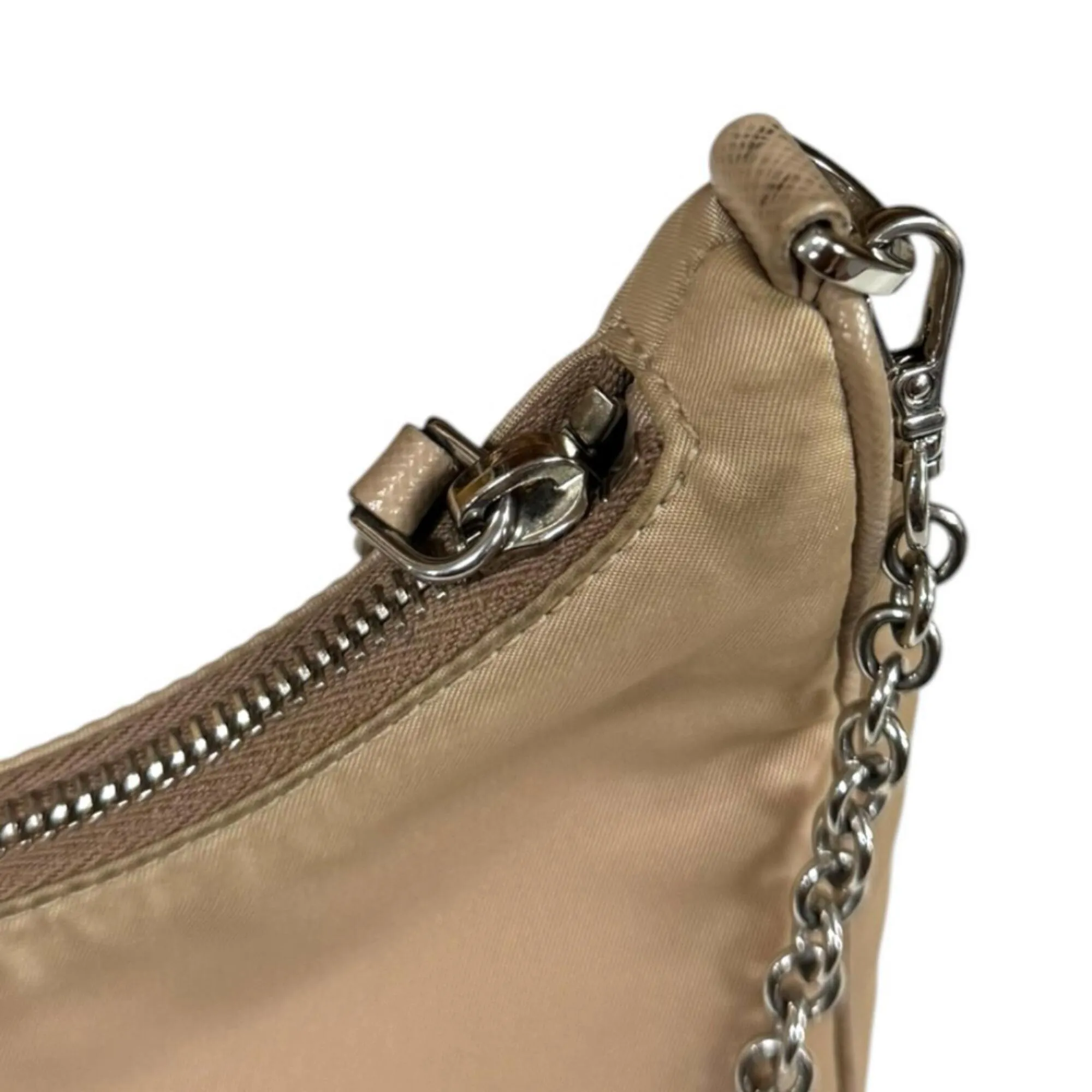 Nude Nylon Shoulder Bag (Pre-Owned) - Prada - Modalova