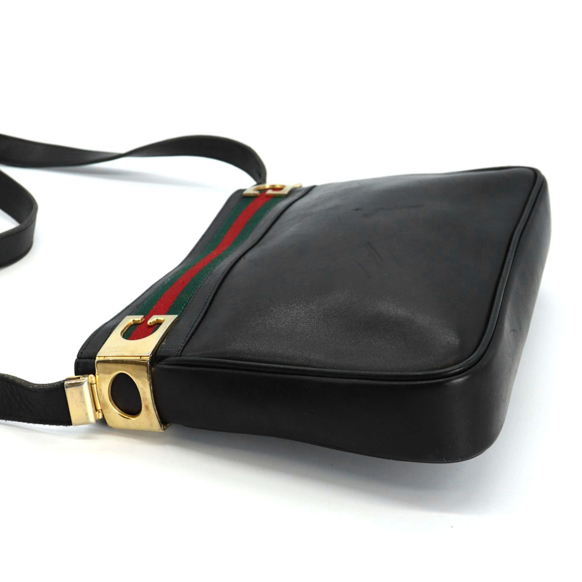 Leather Shoulder Bag (Pre-Owned) - Gucci - Modalova