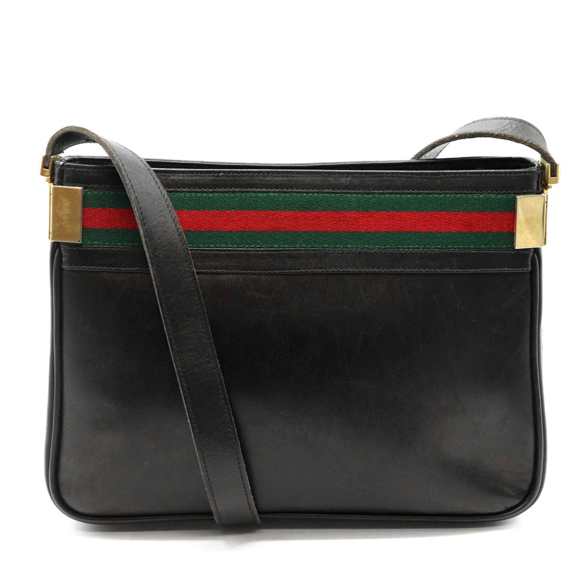 Leather Shoulder Bag (Pre-Owned) - Gucci - Modalova