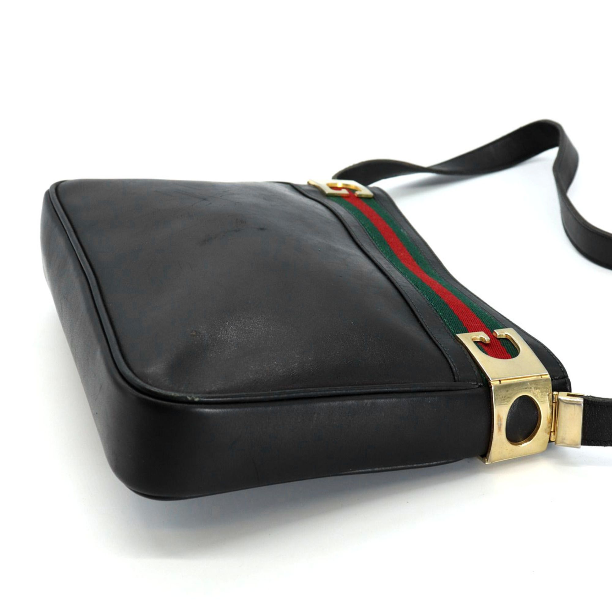 Leather Shoulder Bag (Pre-Owned) - Gucci - Modalova