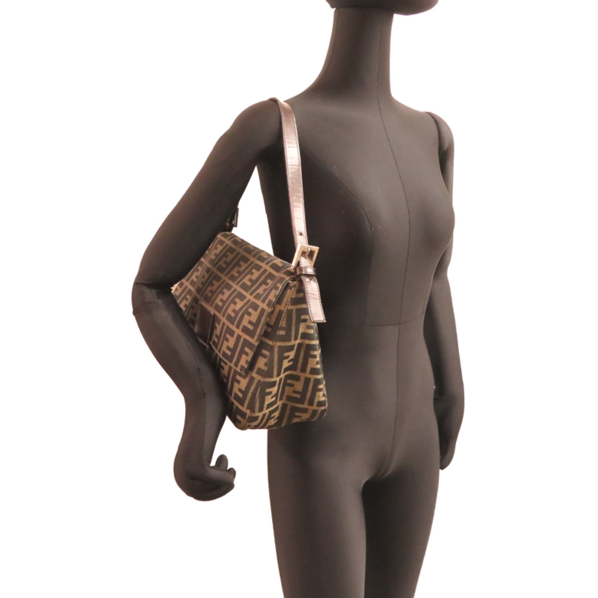 Canvas Leather Handbag (Pre-Owned) - Fendi - Modalova