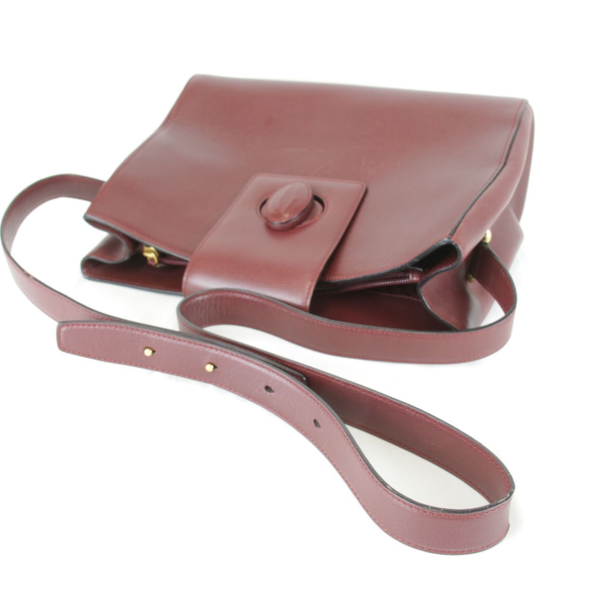 Leather Shoulder Bag (Pre-Owned) - Cartier - Modalova