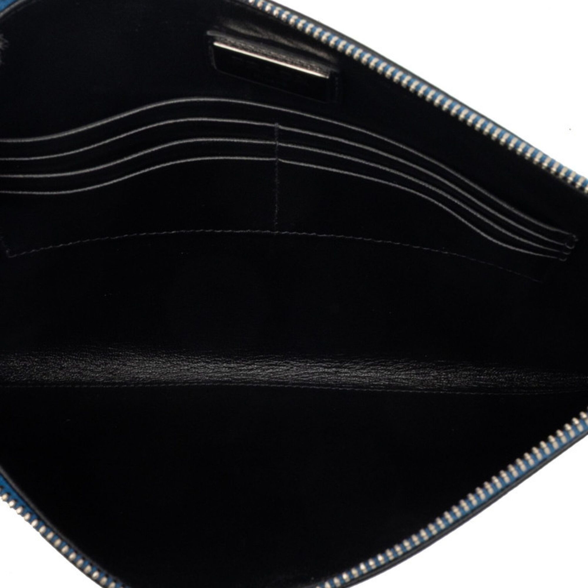Saffiano Triangle Leather Clutch Bag Shoulder Bag (Pre-Owned) - Prada - Modalova