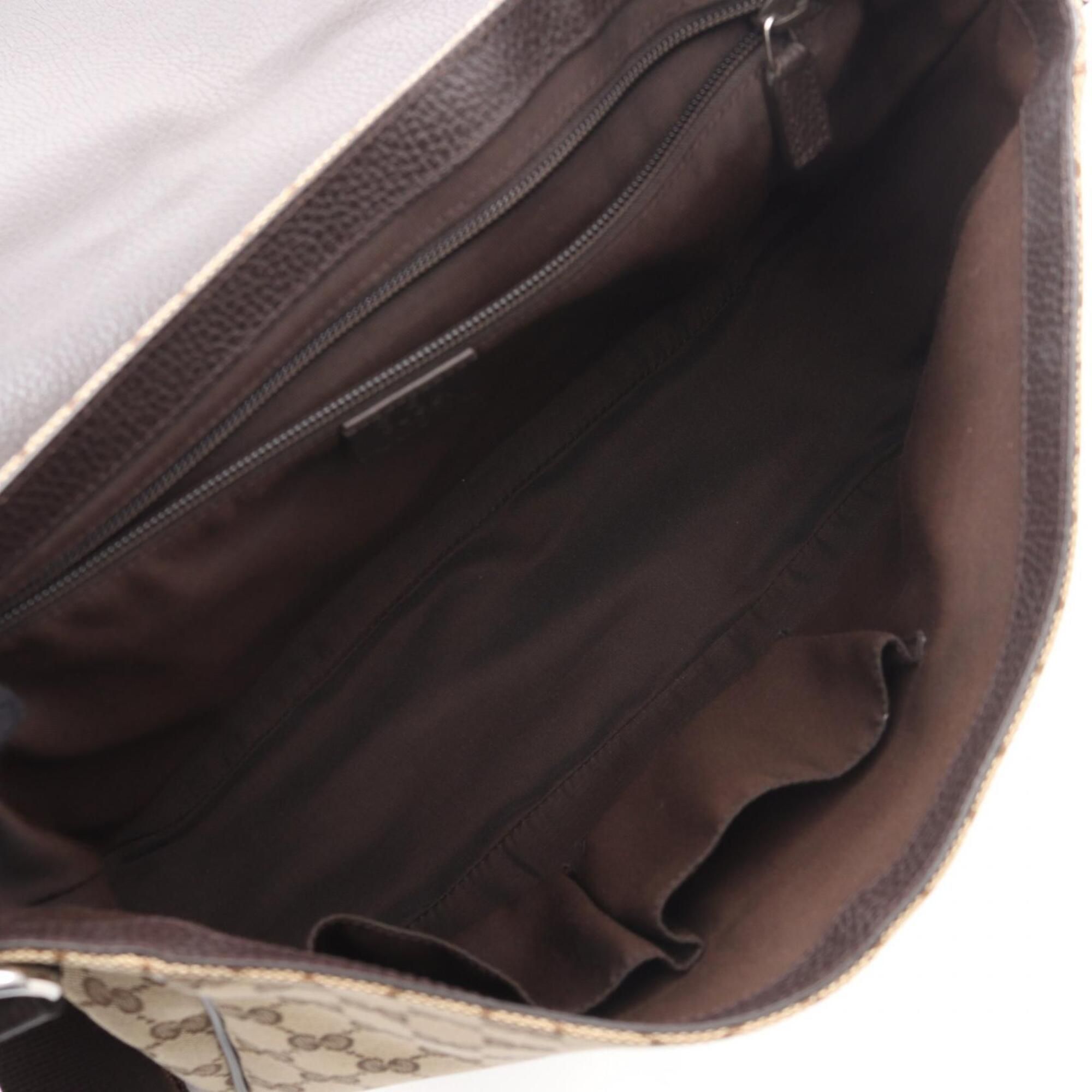 Canvas Leather Handbag Shoulder Bag (Pre-Owned) - Gucci - Modalova