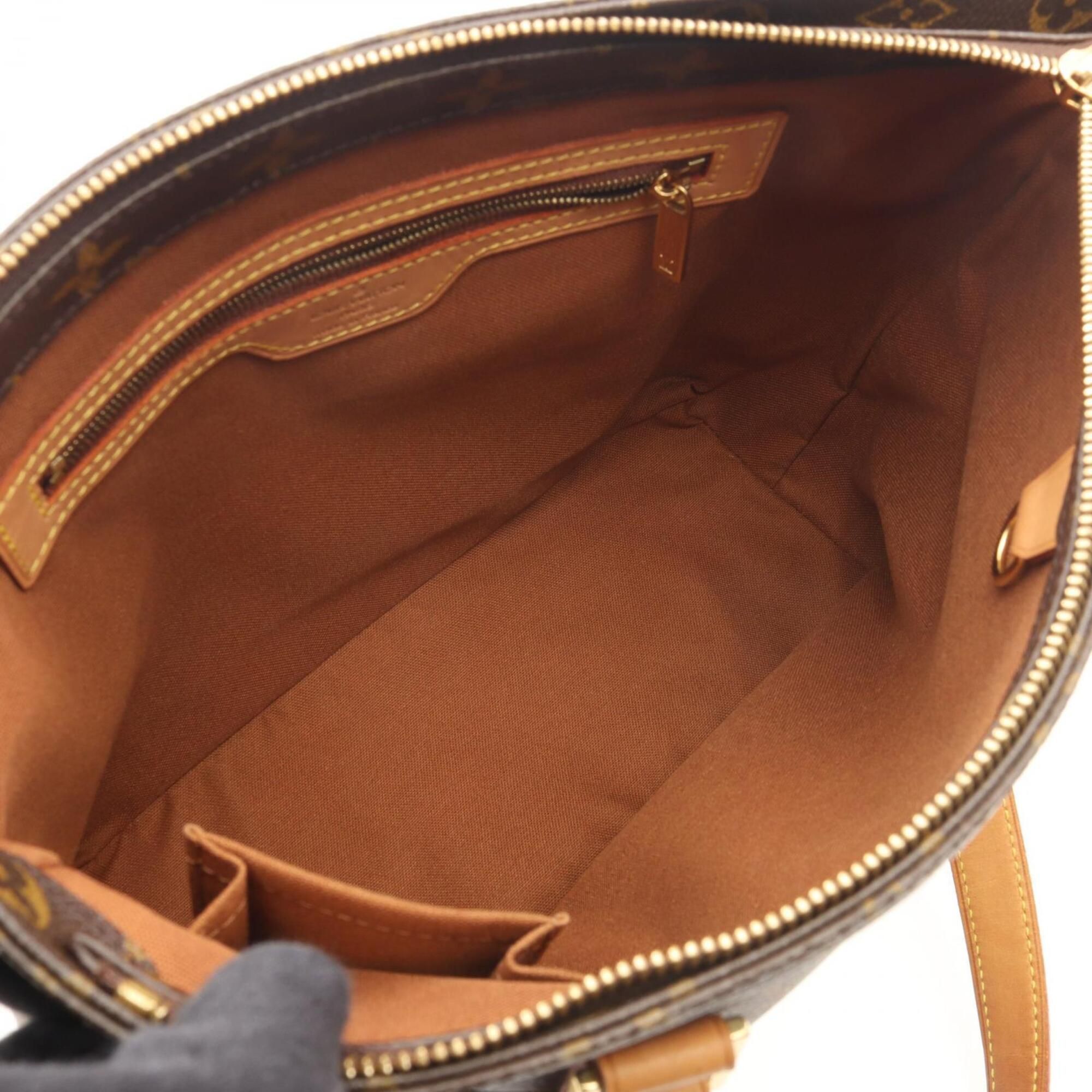 Monogram Coated Canvas Leather Handbag Shoulder Bag (Pre-Owned) - Louis Vuitton - Modalova