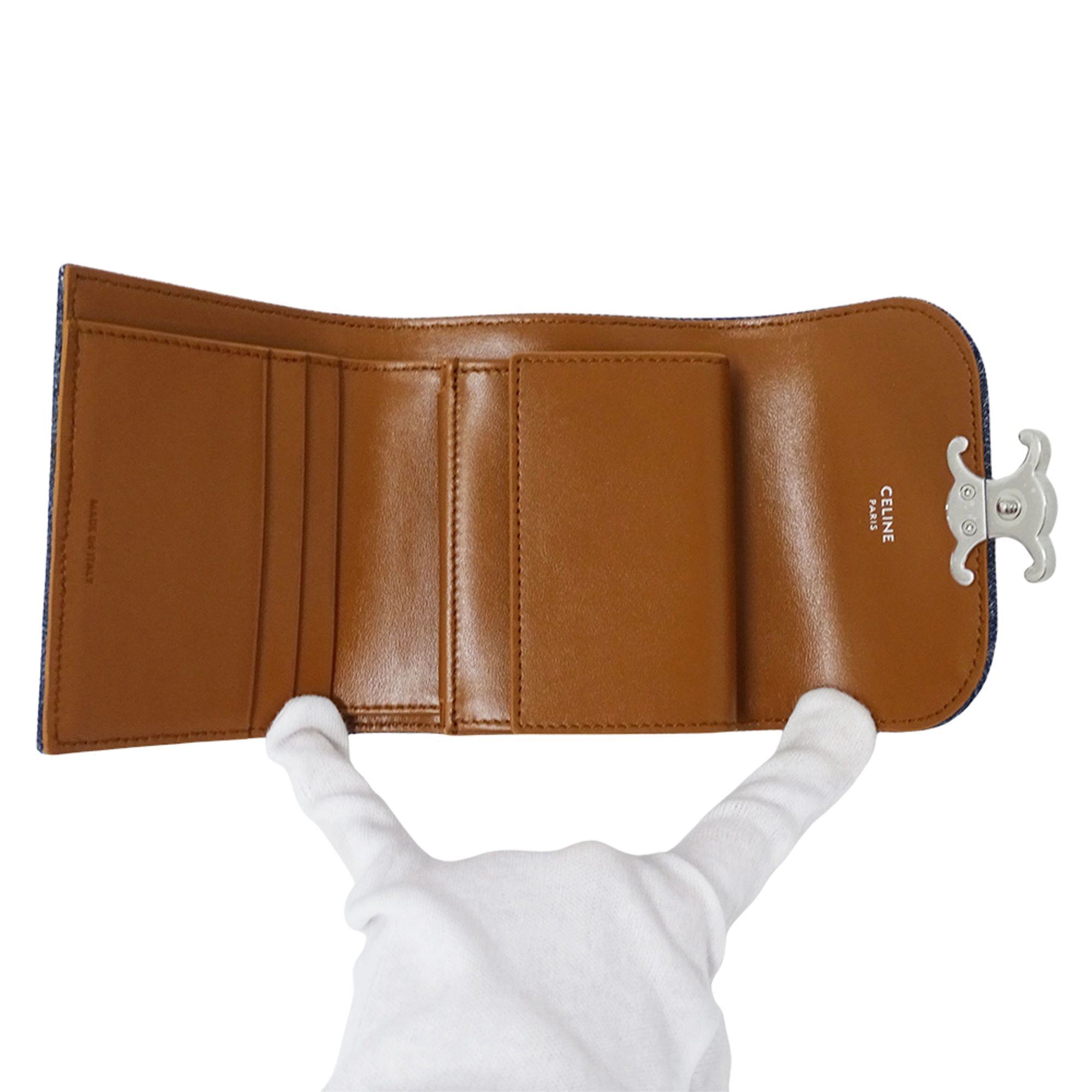 Denim Wallet (Tri-Fold) (Pre-Owned) - Celine - Modalova