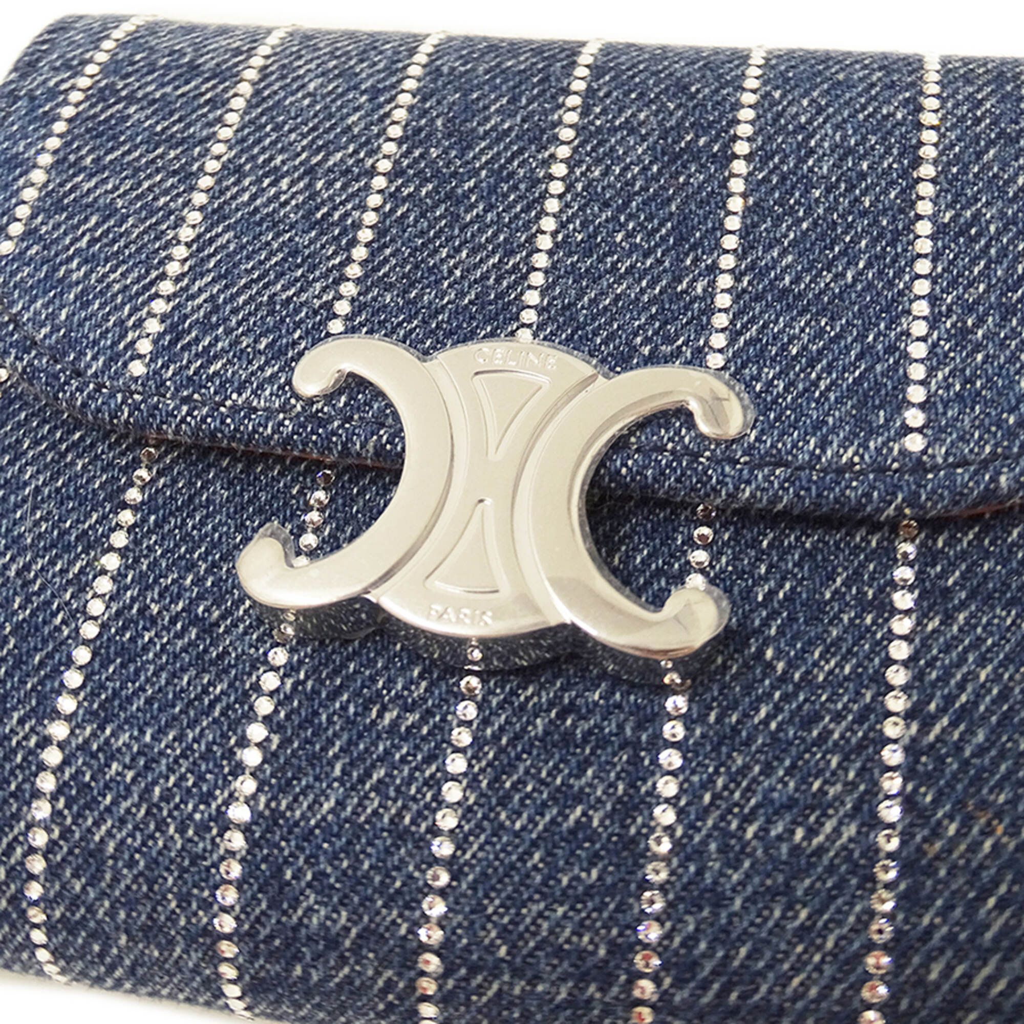 Denim Wallet (Tri-Fold) (Pre-Owned) - Celine - Modalova