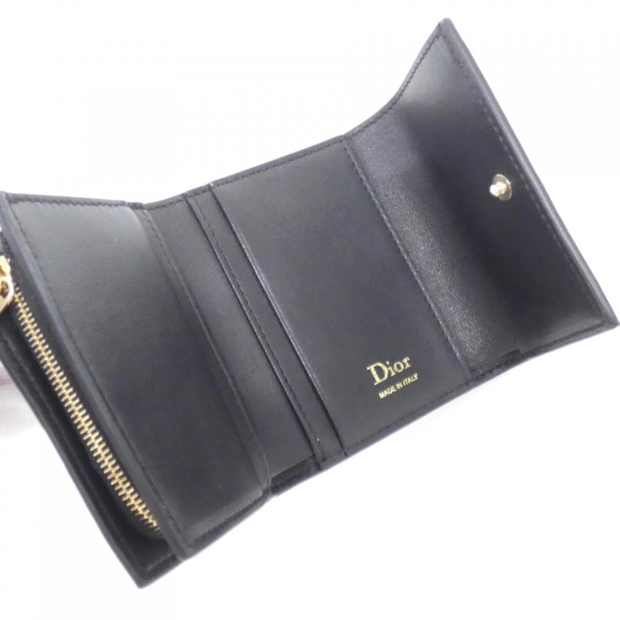 Leather Wallet (Tri-Fold) (Pre-Owned) - Christian Dior - Modalova