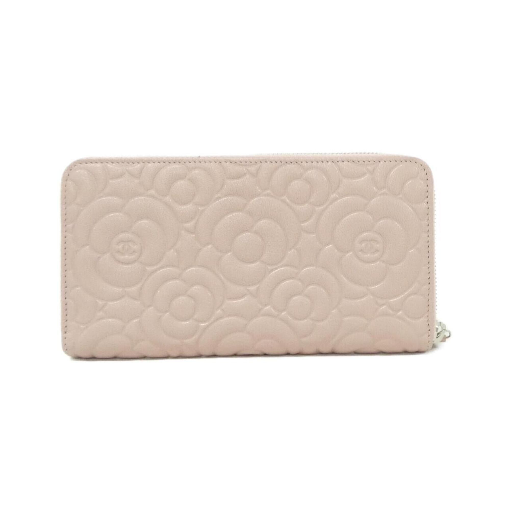Satin Leather Long Wallet (Bi-Fold) (Pre-Owned) - Chanel - Modalova