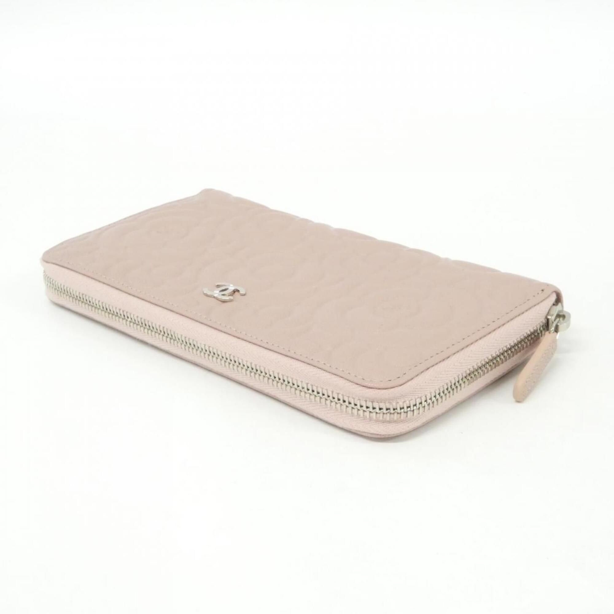 Satin Leather Long Wallet (Bi-Fold) (Pre-Owned) - Chanel - Modalova