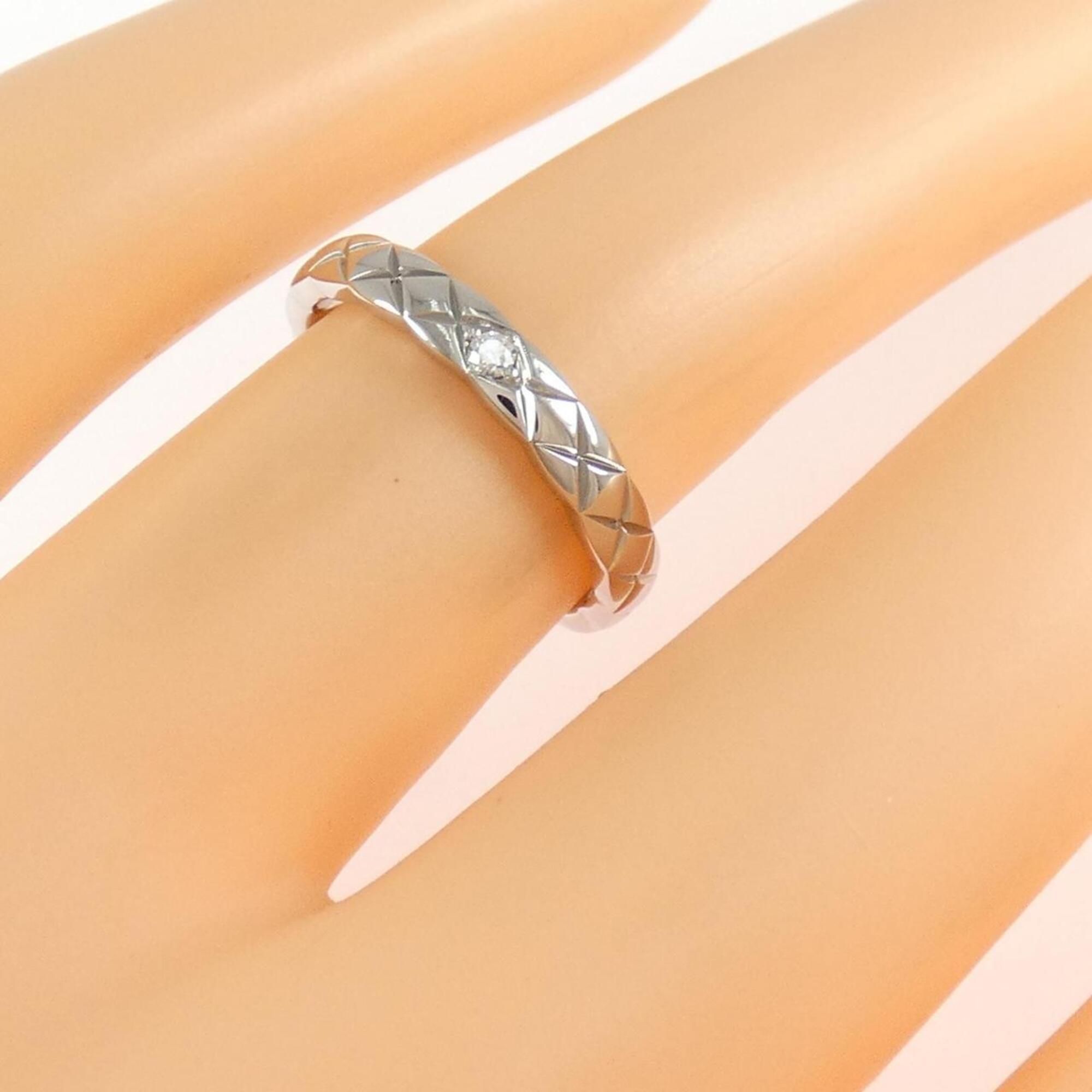Platinum 950 Band Ring (Pre-Owned) - Chanel - Modalova