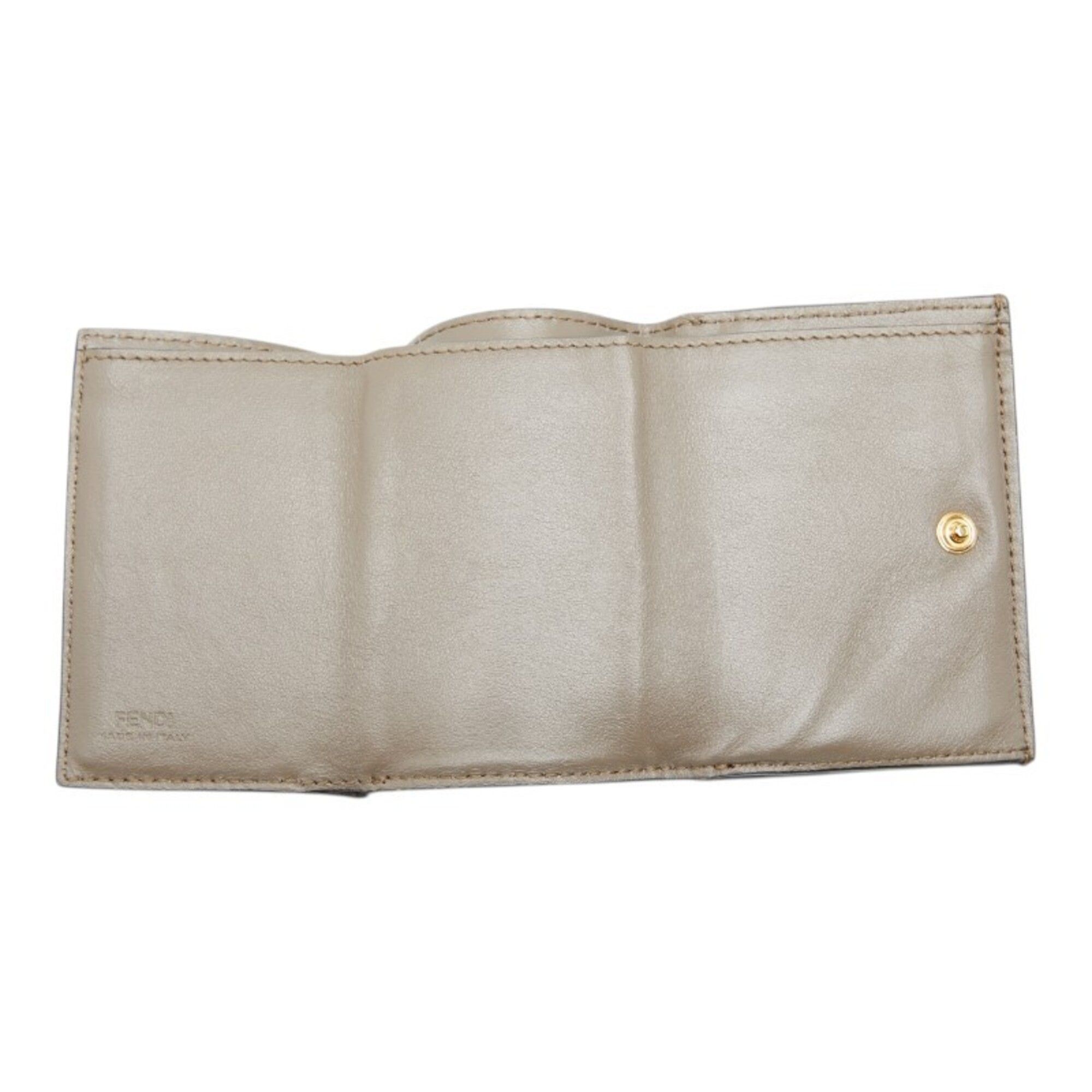 Leather Wallet (Tri-Fold) (Pre-Owned) - Fendi - Modalova