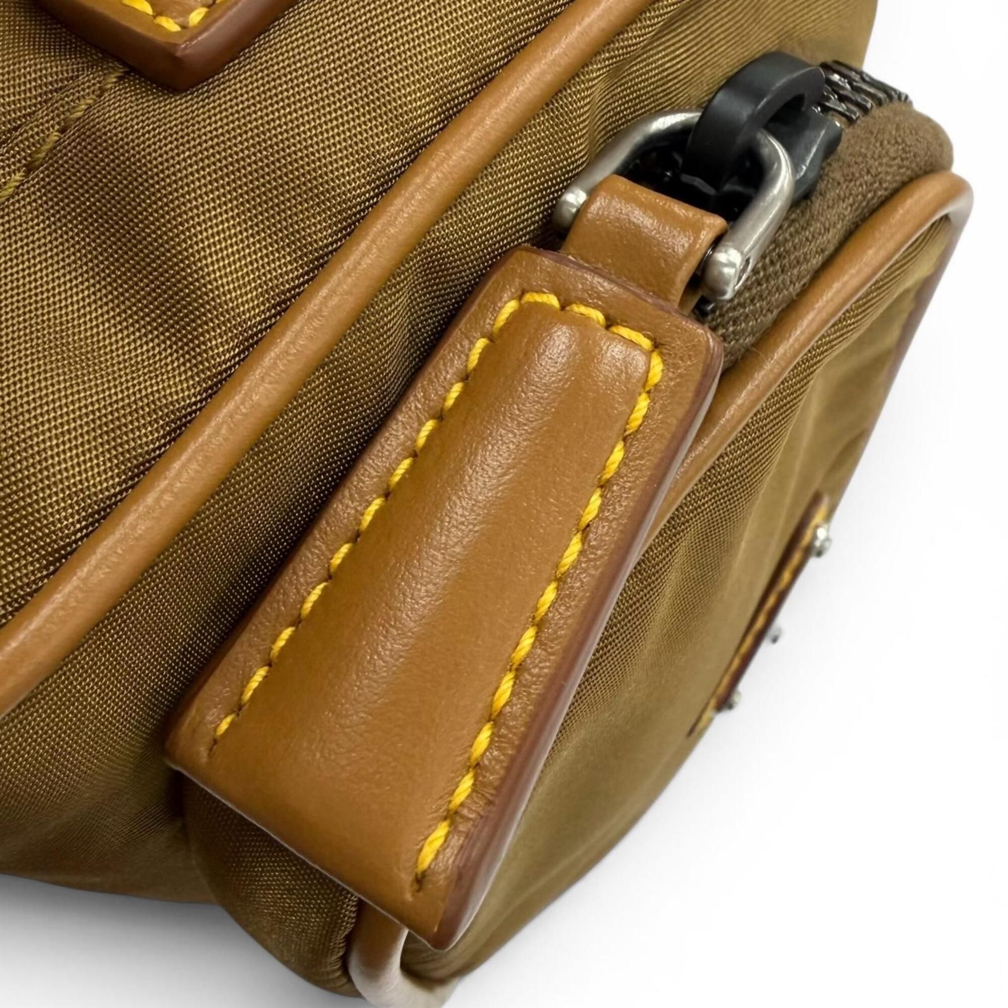 Nylon Leather Pouch Shoulder Bag (Pre-Owned) - Prada - Modalova