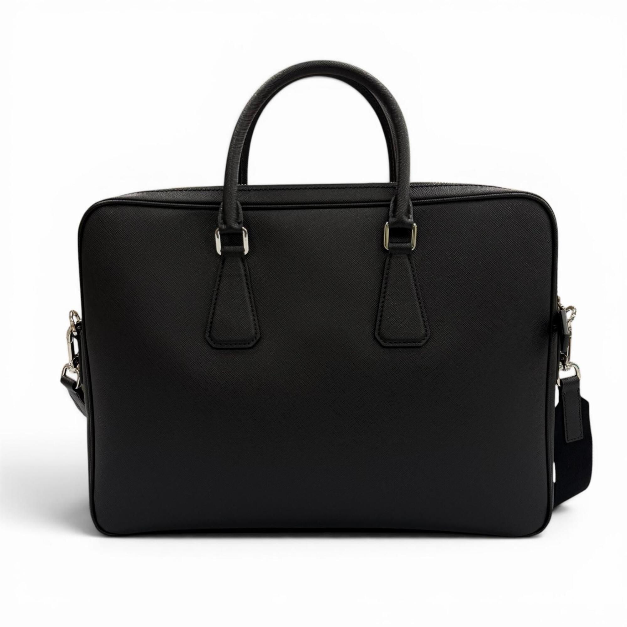 Leather Briefcase (Pre-Owned) - Prada - Modalova